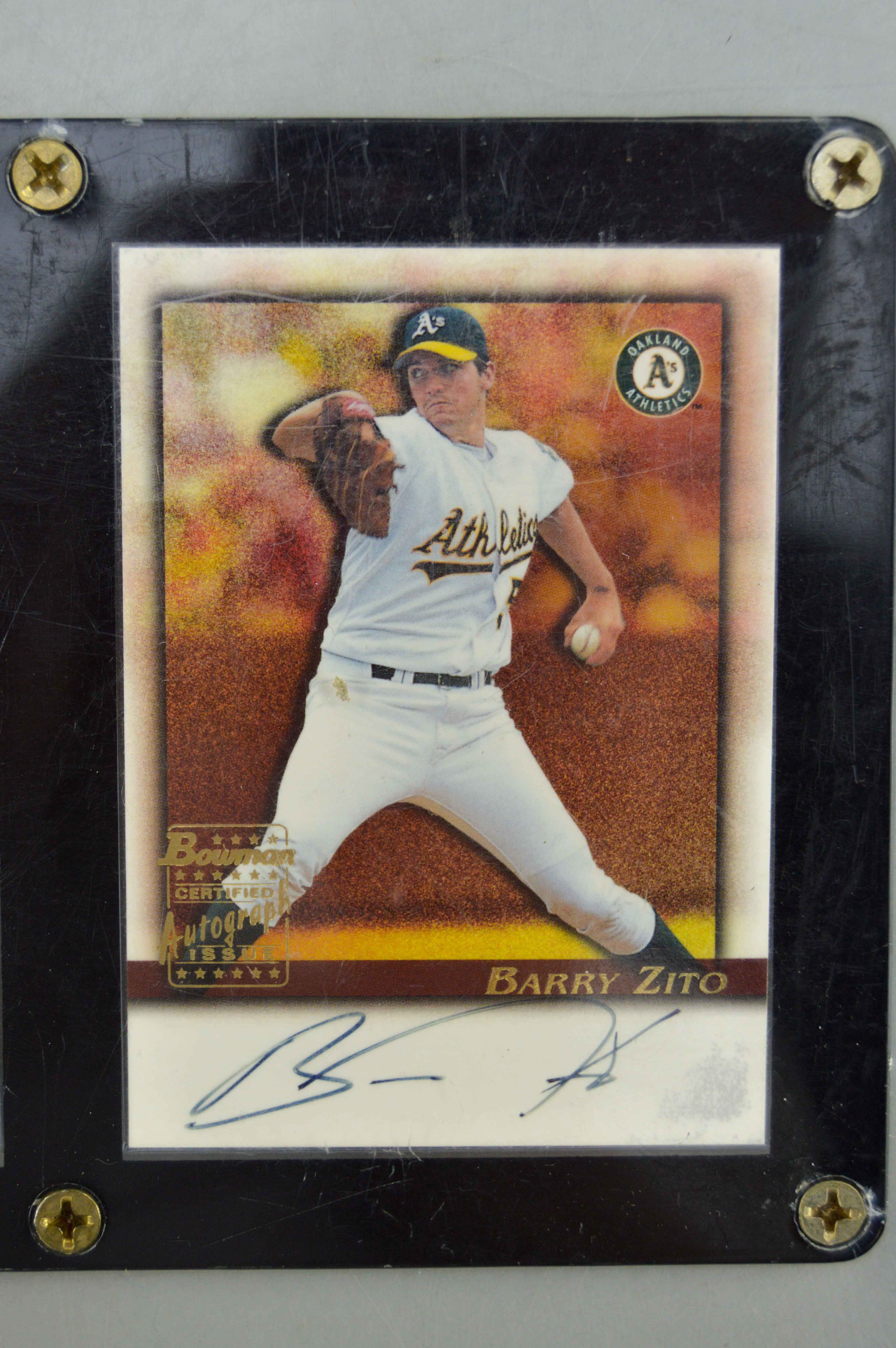 Set of Autographed Barry Zito Cards