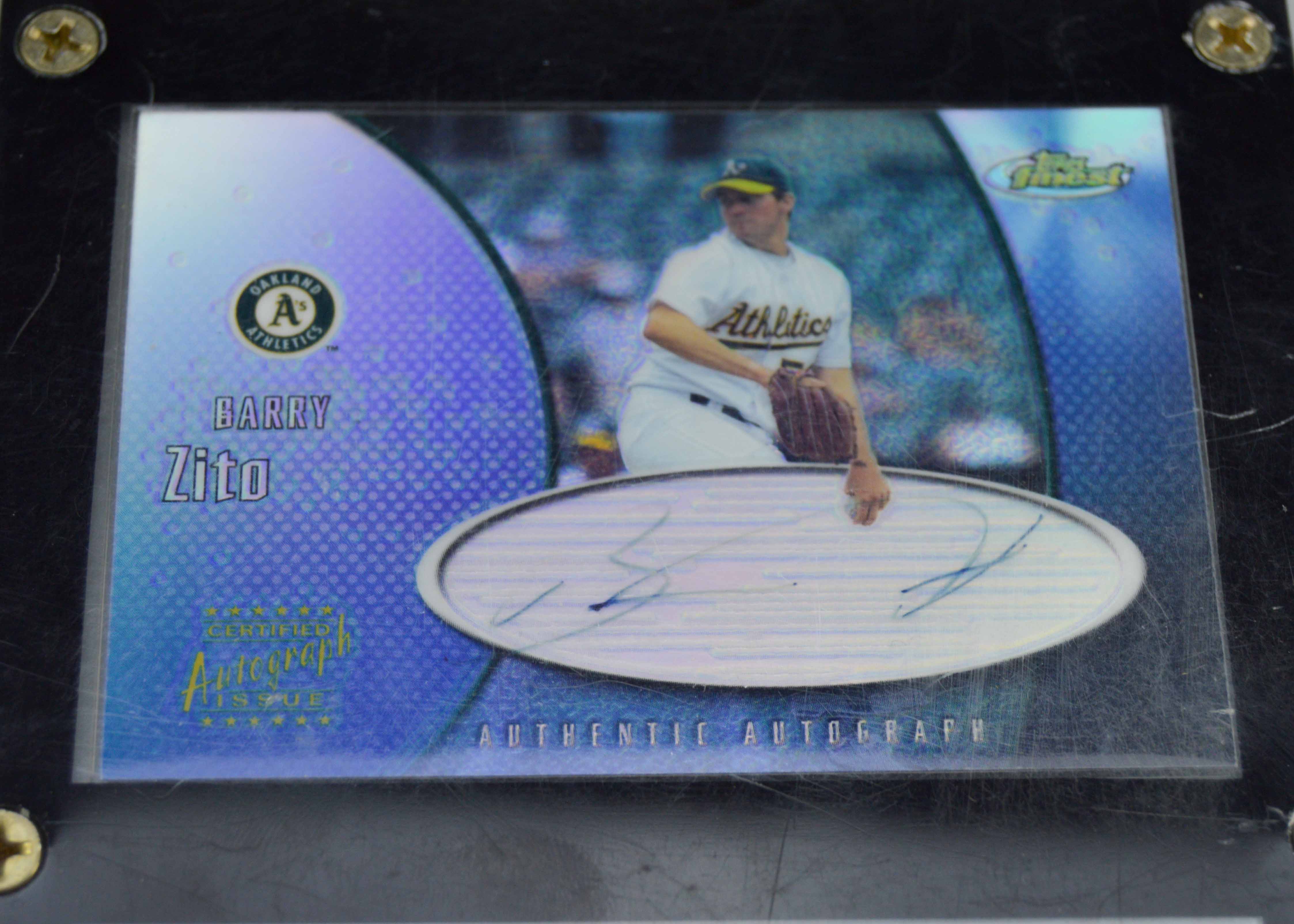 Set of Autographed Barry Zito Cards