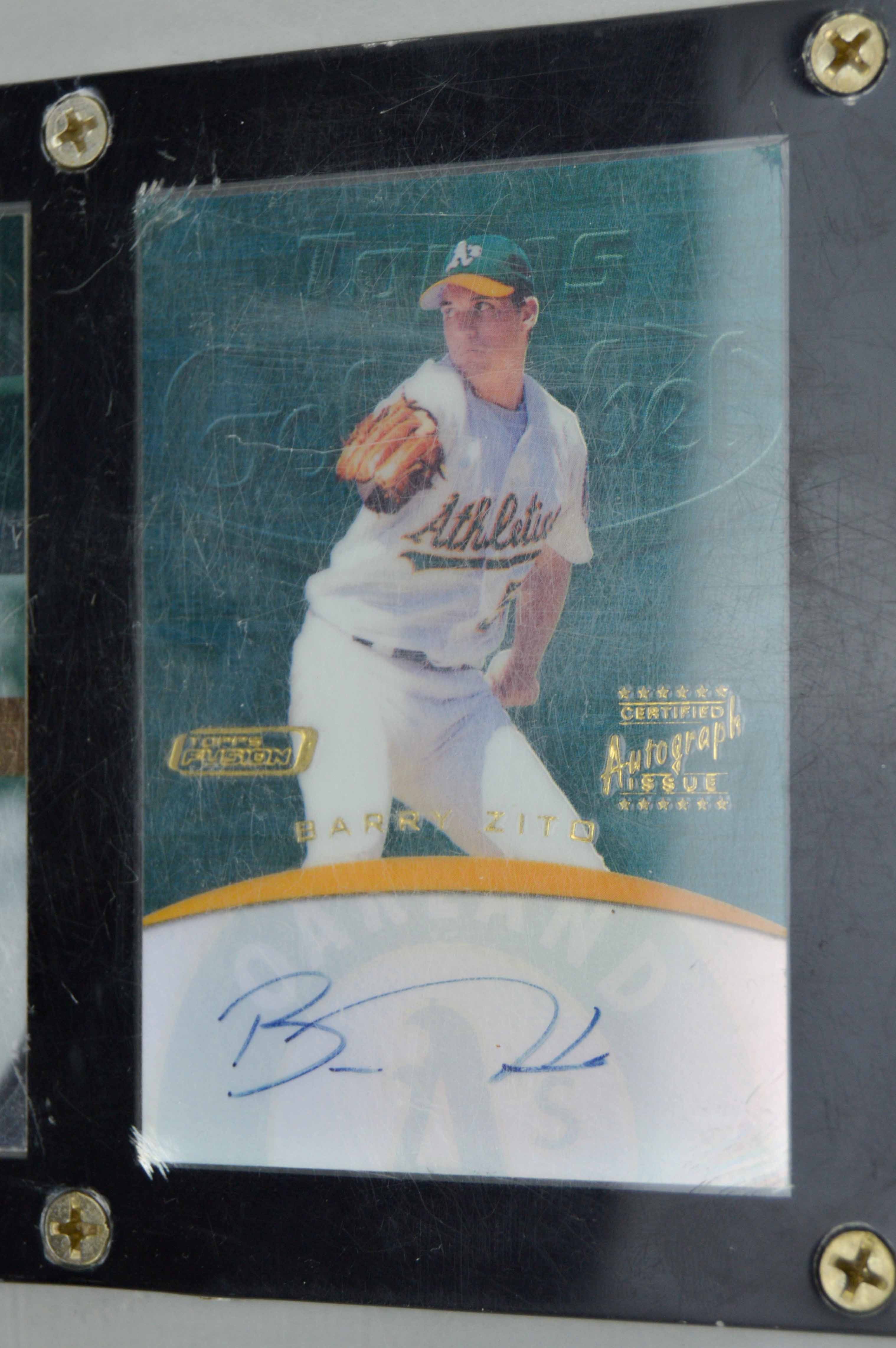 Set of Autographed Barry Zito Cards