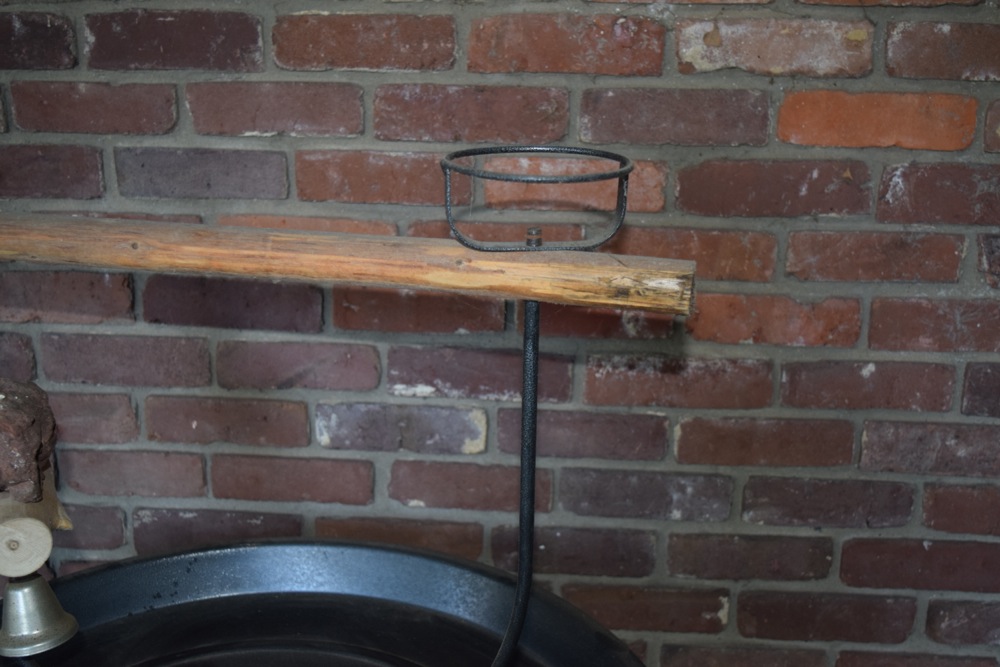 Metal Bird Perch on Wheels