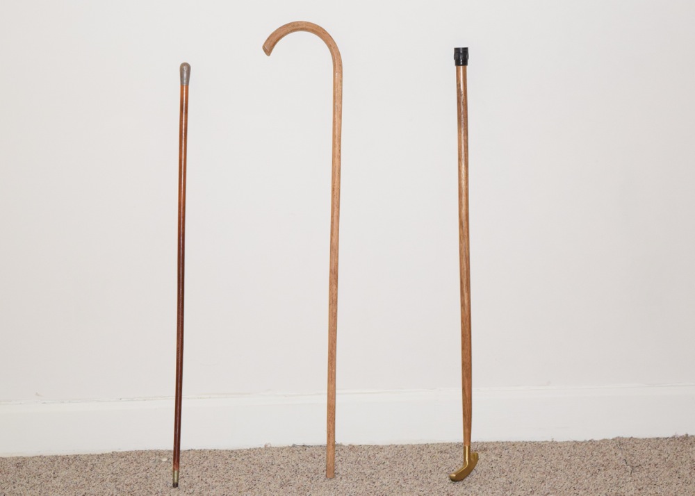 Vintage Wood Walking Sticks
