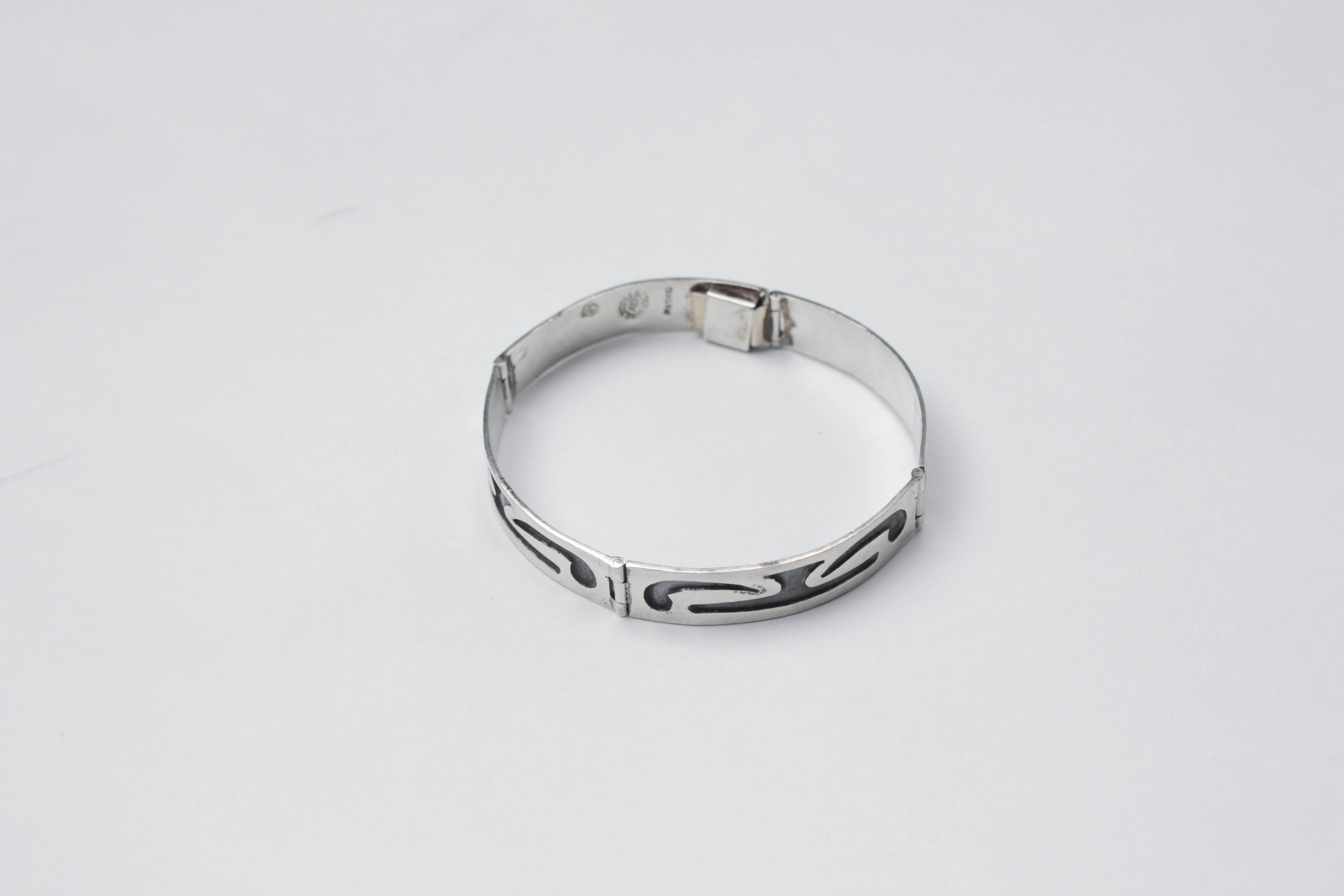 Mexican Sterling Silver 7" Bracelet