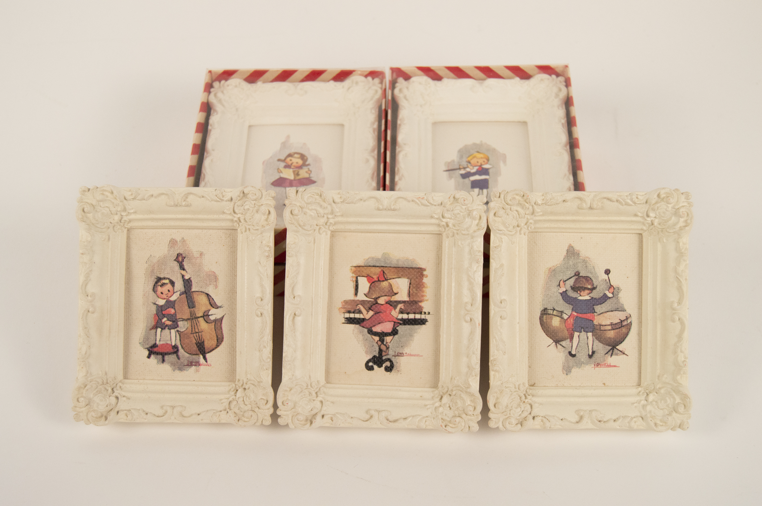 Vintage Collection of The Wee Musicians Paintings