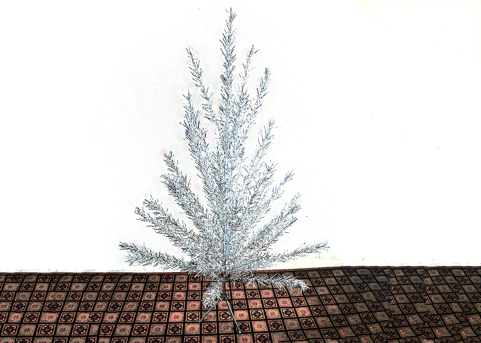 1960s Fairyland Silver Tinsel Tree