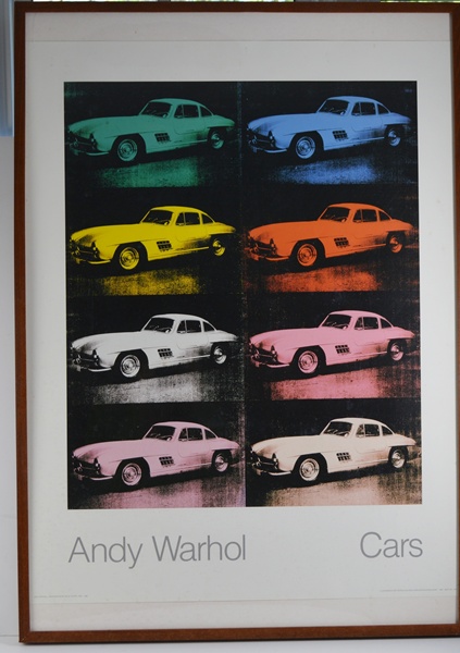 Andy Warhol "Cars" Framed Poster