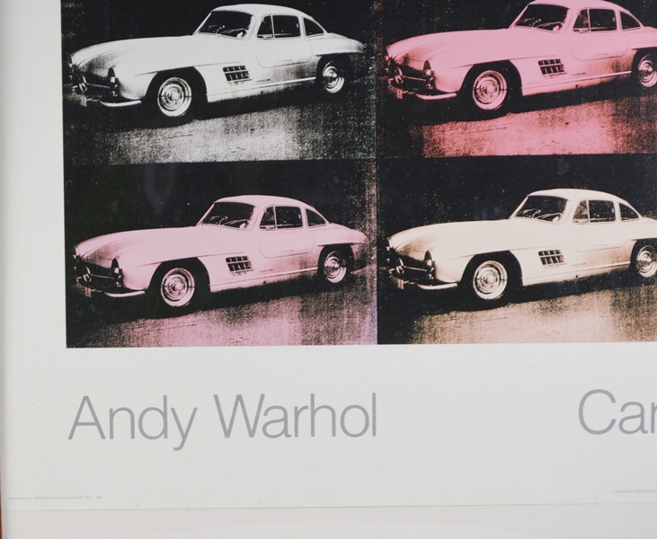 Andy Warhol "Cars" Framed Poster
