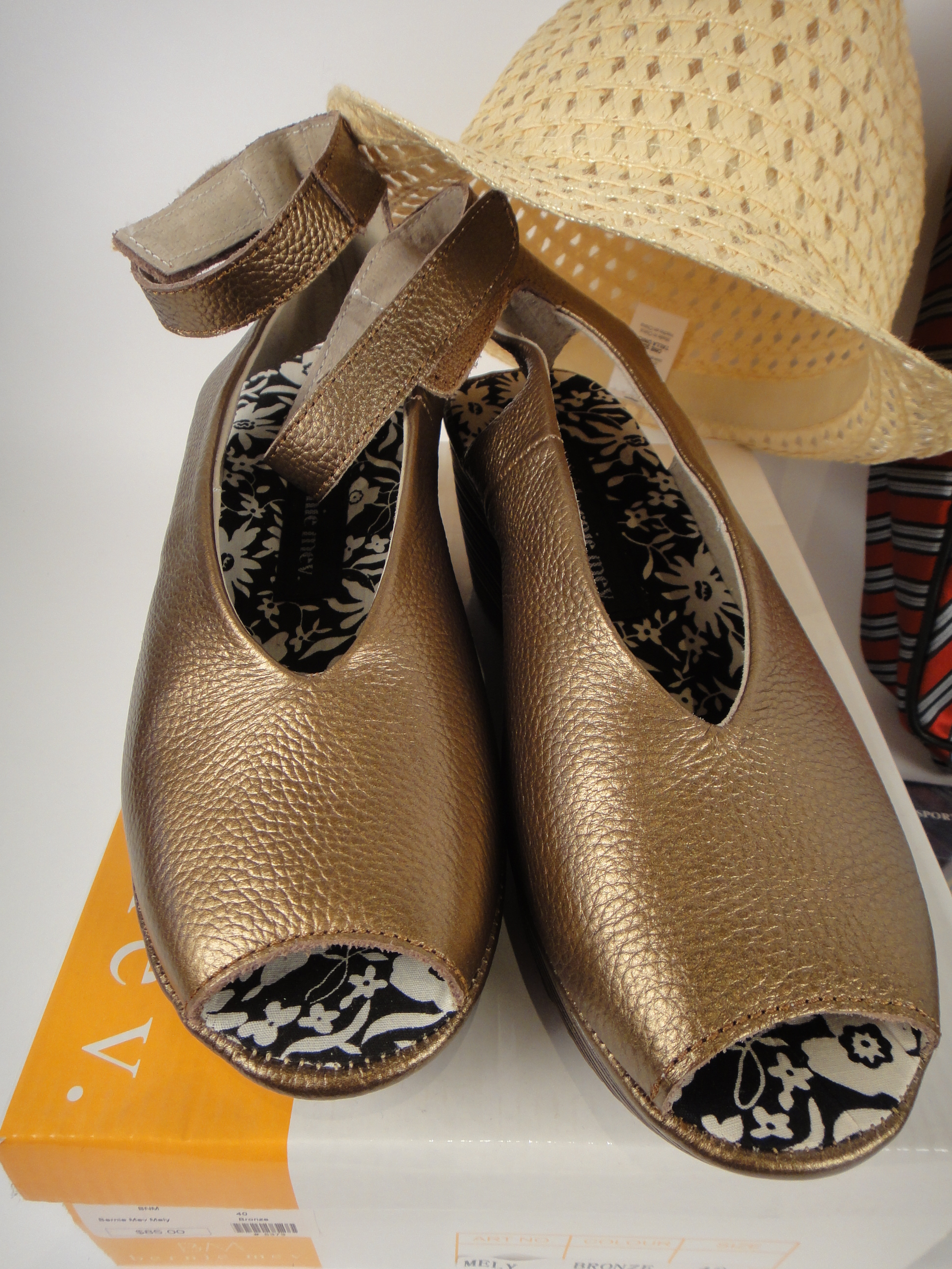 Two Pair Bernie Mev Shoes, Travel Accessories and Hats