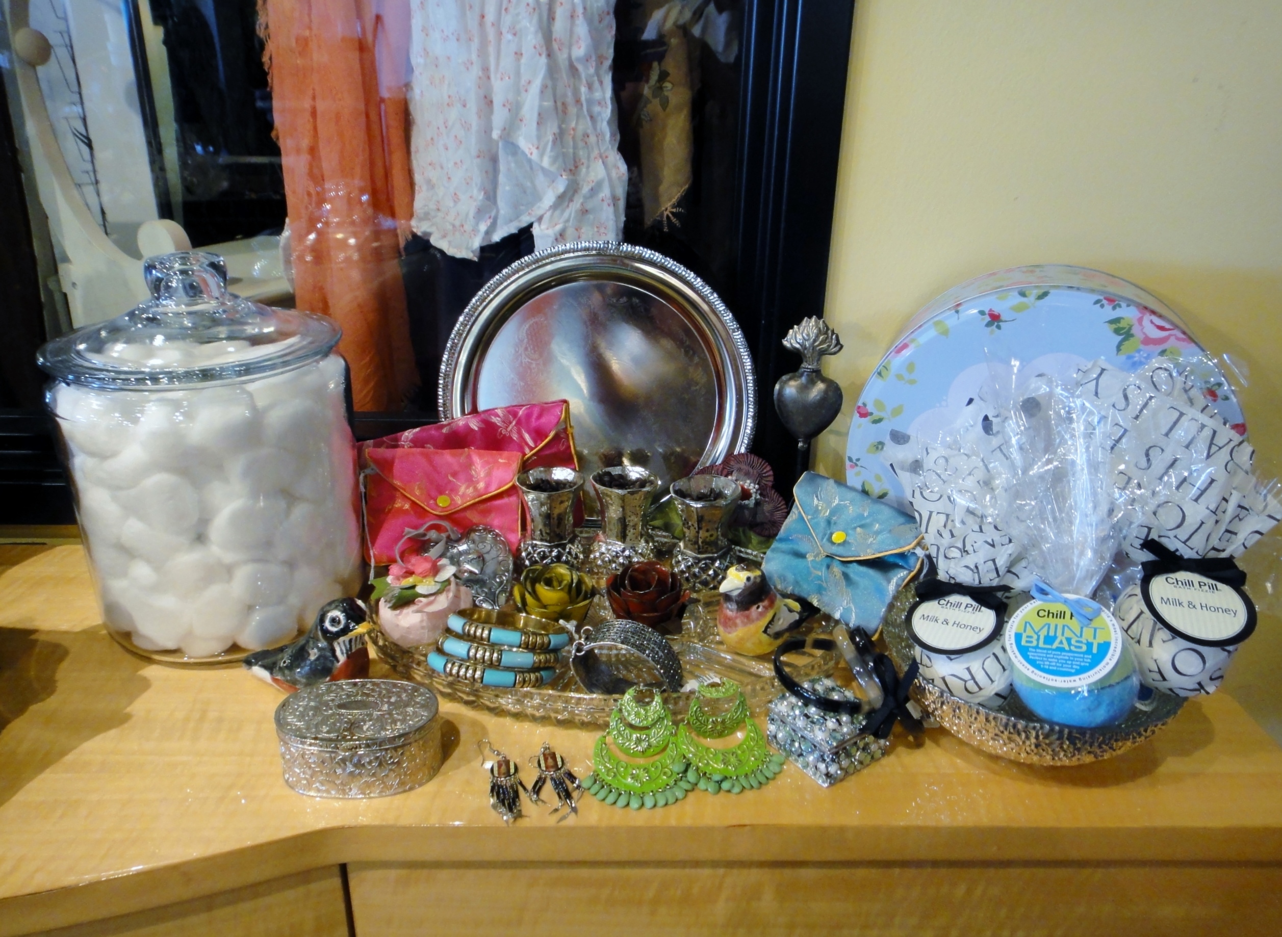 Bracelets, Earrings, Bath Beads, Decorative Pieces and More