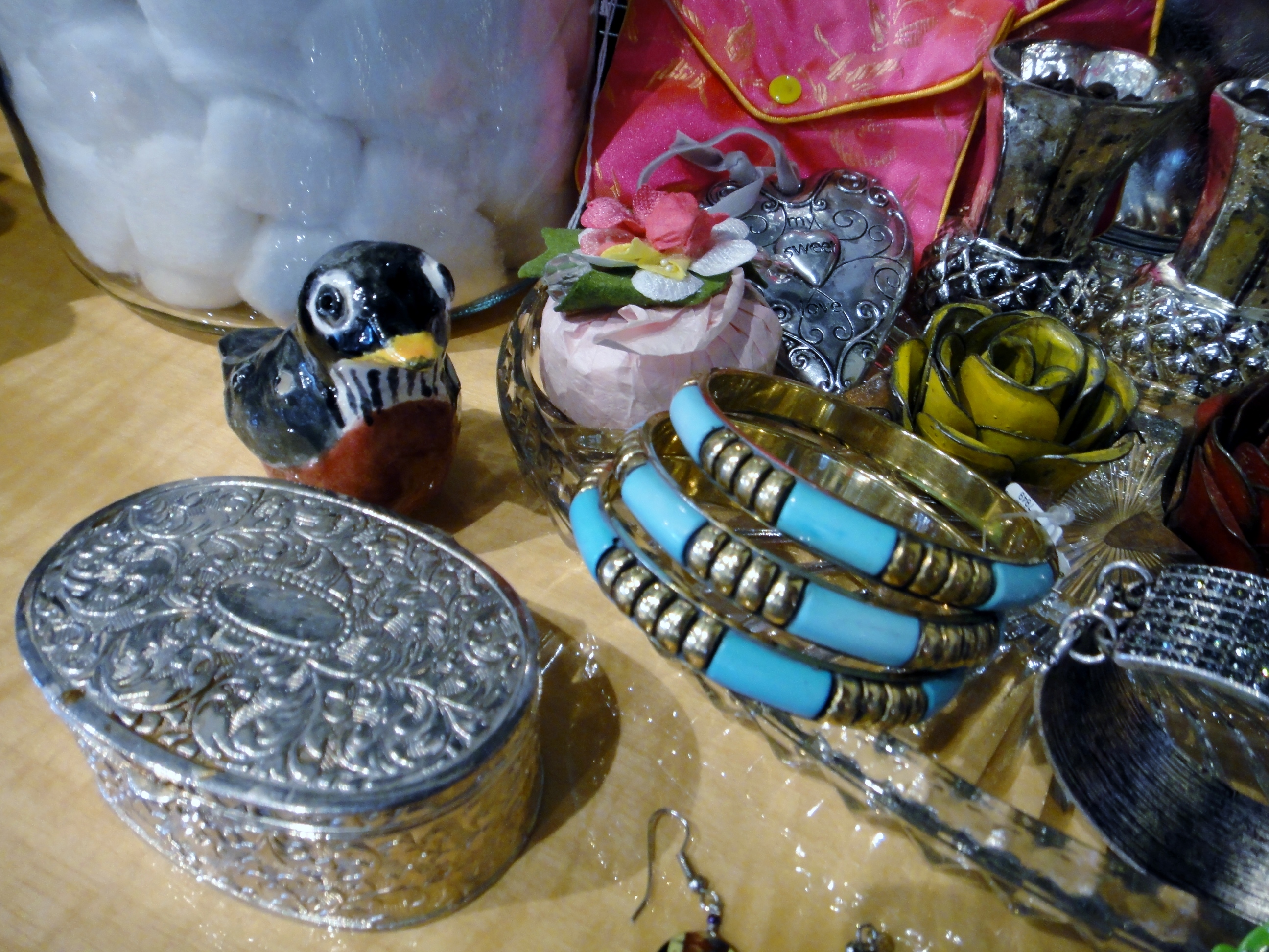 Bracelets, Earrings, Bath Beads, Decorative Pieces and More
