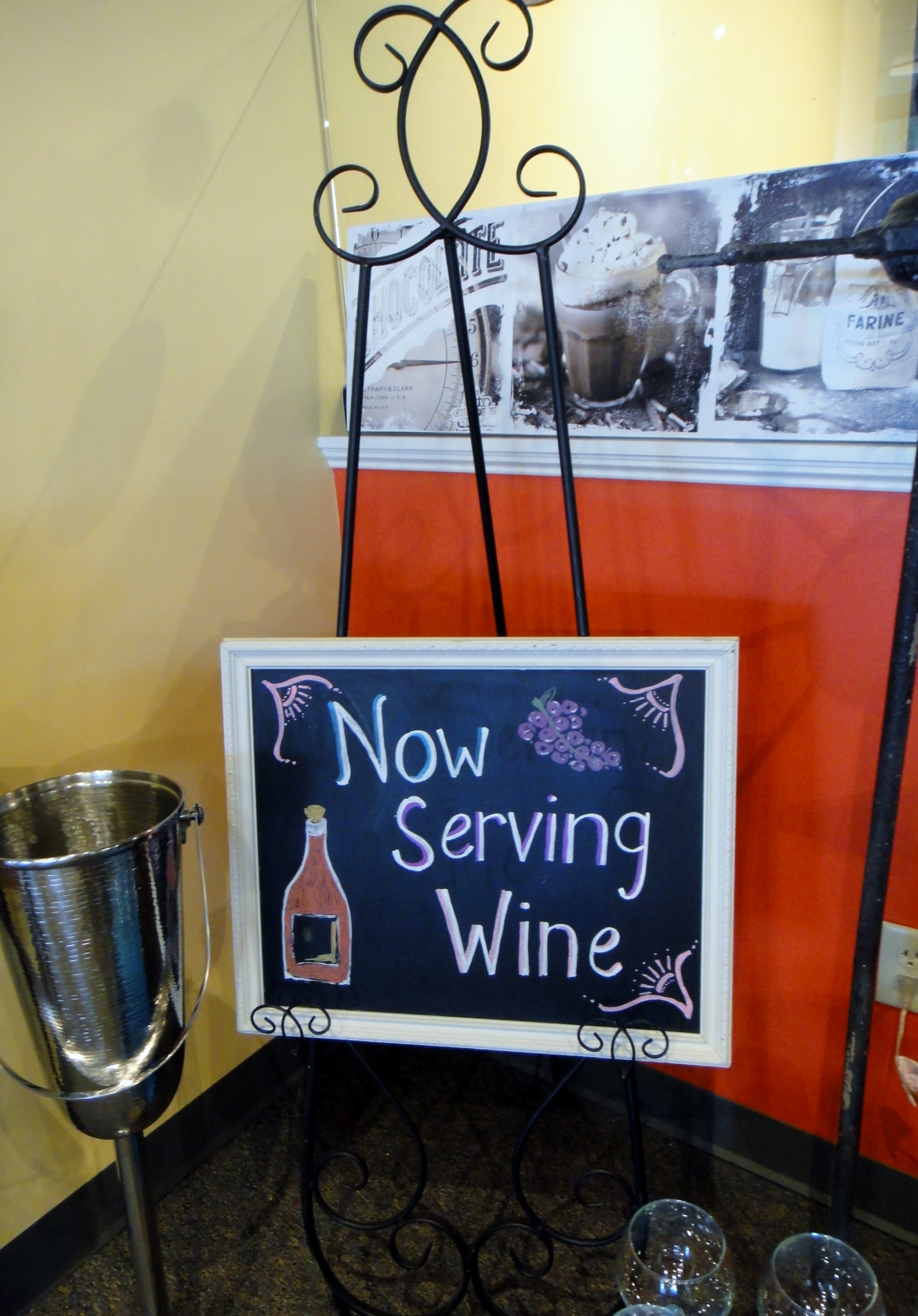 Silver Tone Champagne Stand, Wine Glasses, Display Stands + More