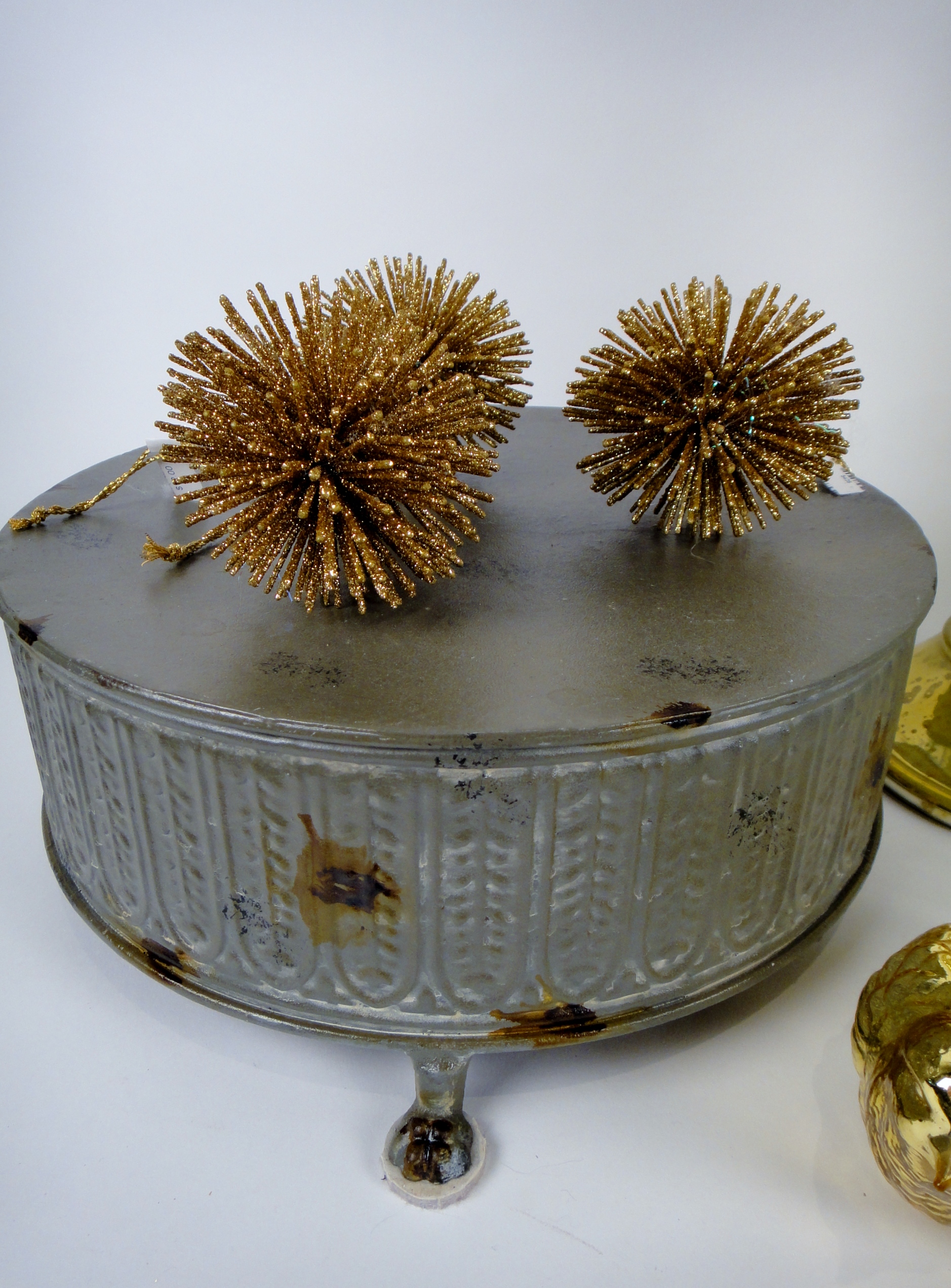 Mercury Glass Candle Holders, Display Stands and Birds