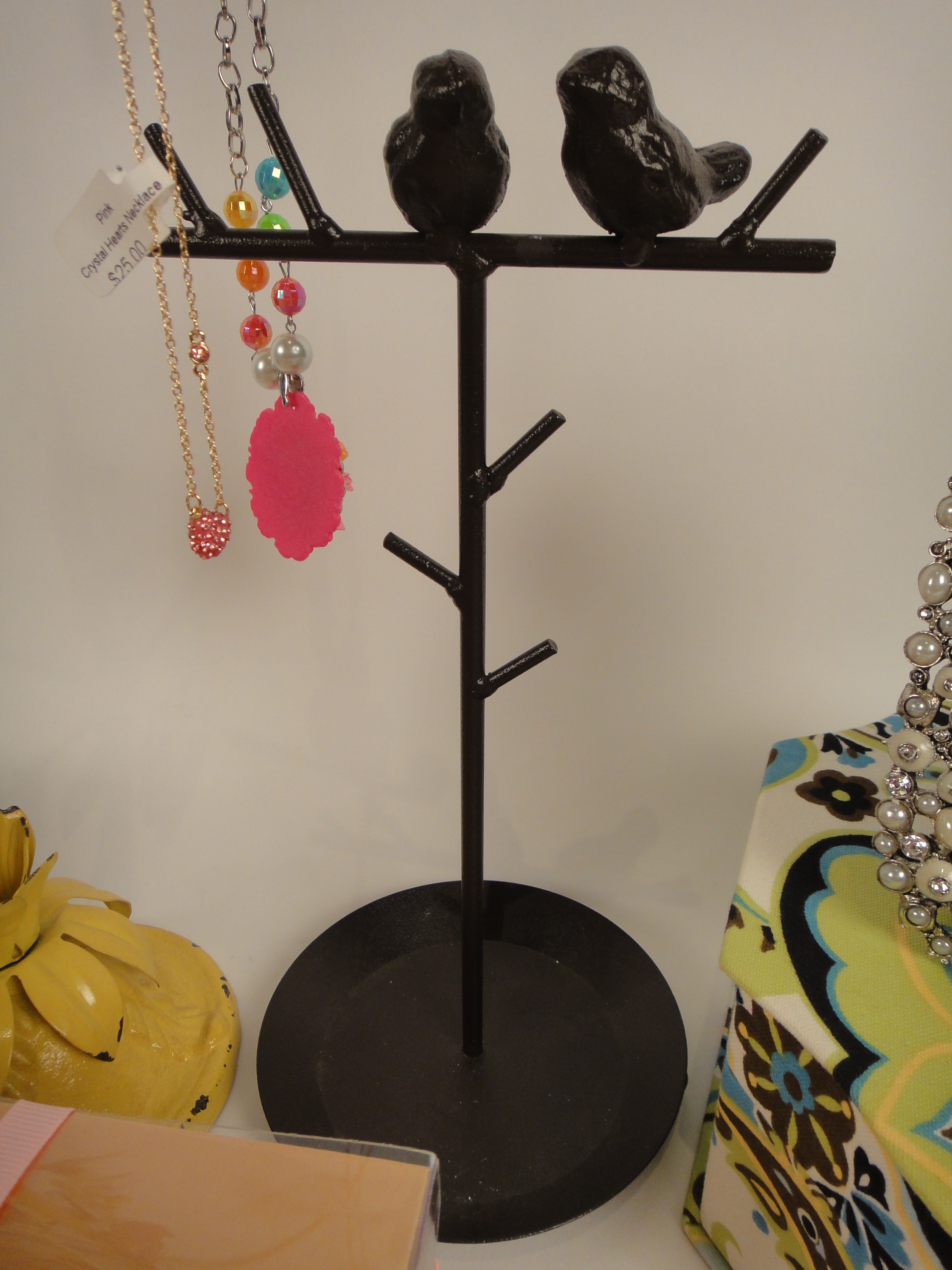 Vintage Look Jewelry Tree, Trinket Boxes, Frame, Jewelry and More