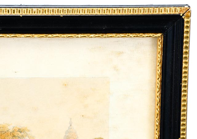 Antique Aquatint Etching After Captain Robert Melville Grindlay