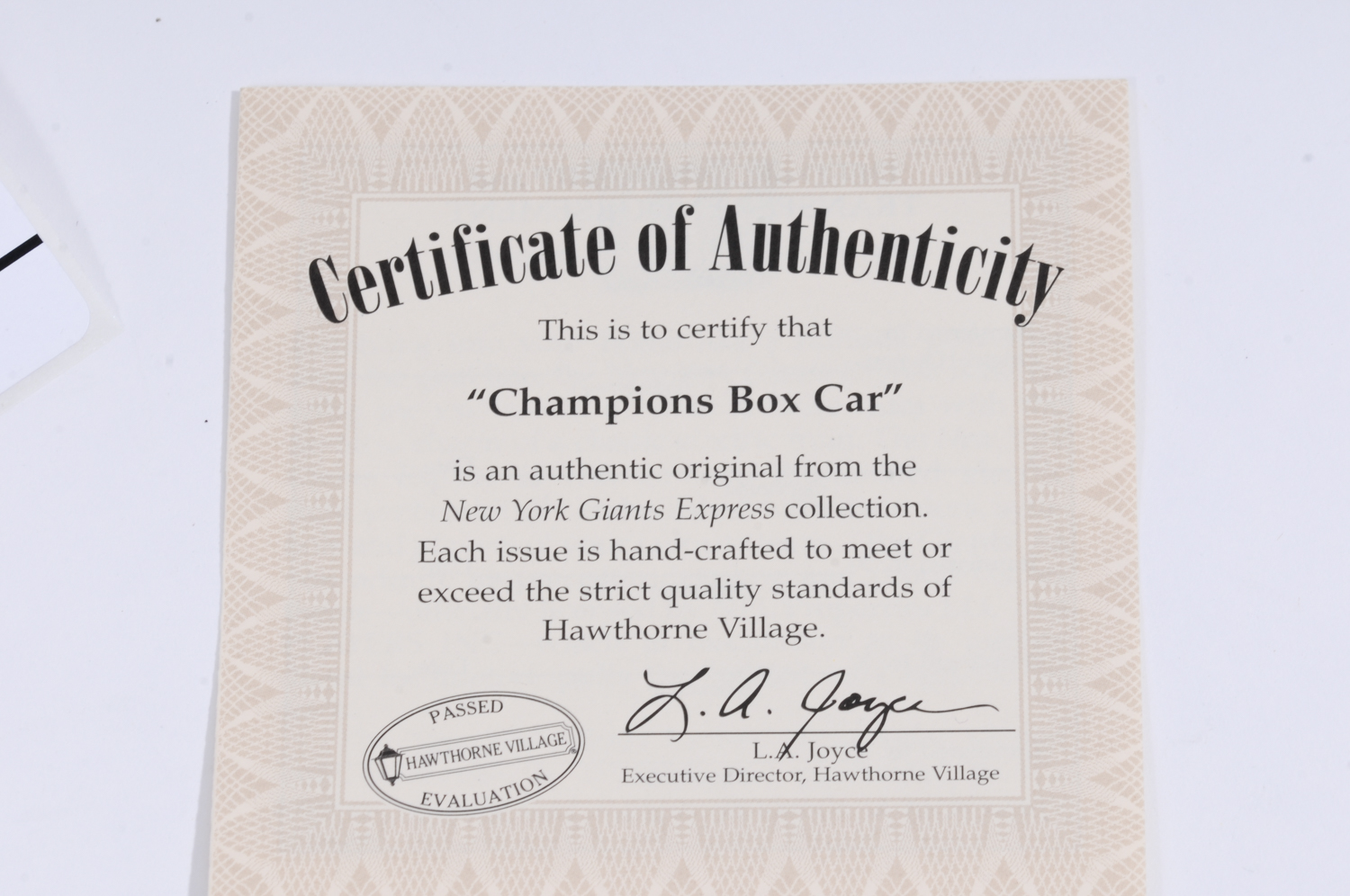 Hawthorne Village Christmas Train Set