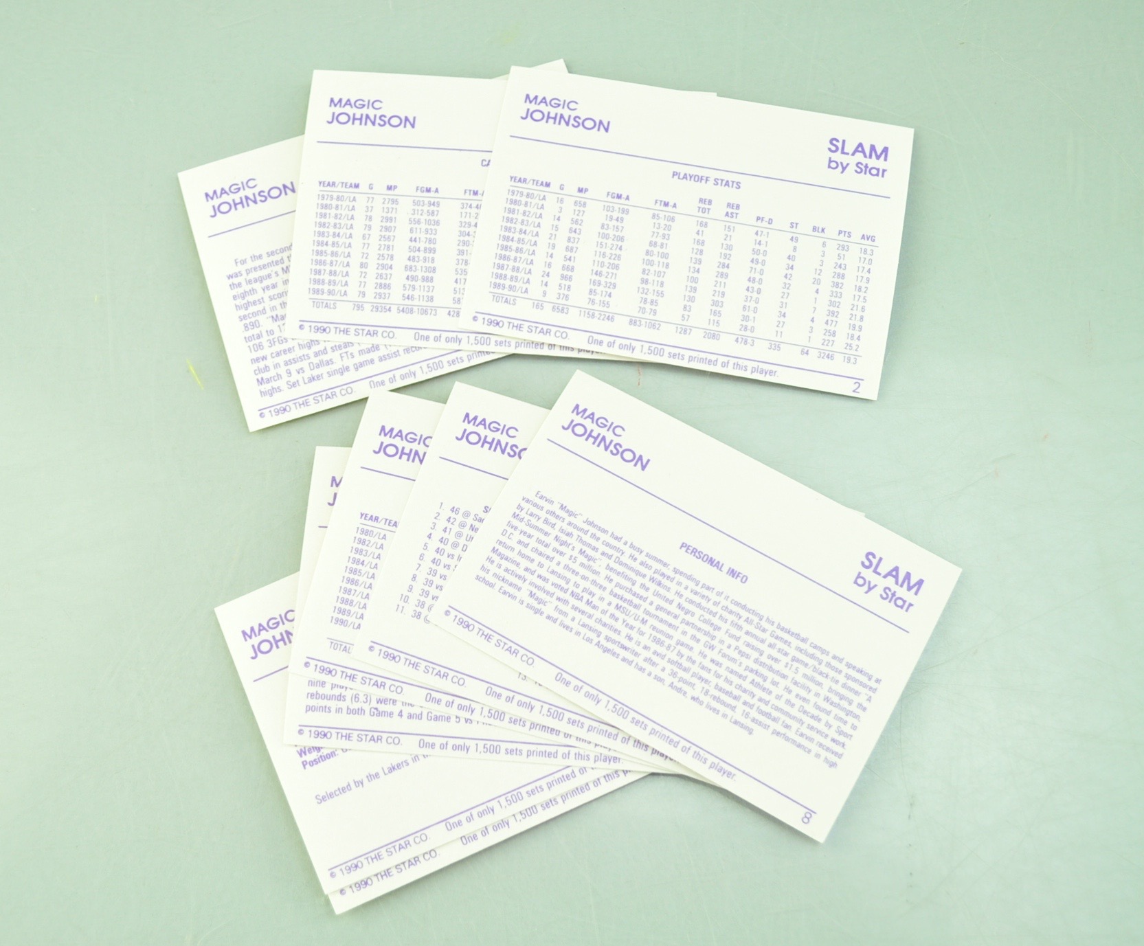 Collection of Basketball Slam Cards