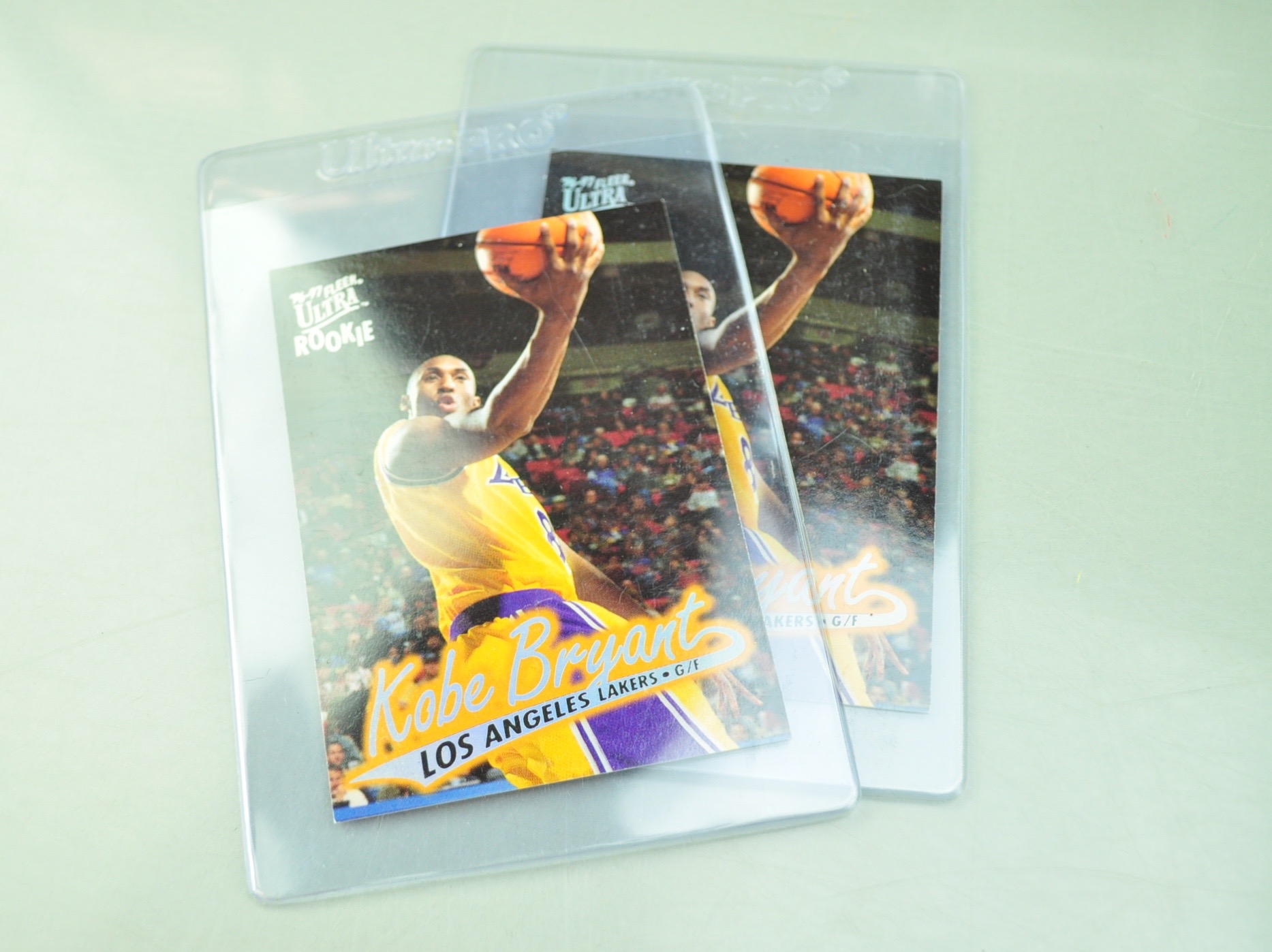 Kobe Bryant and Antoine Walker 1996-97 Rookie Basketball Cards