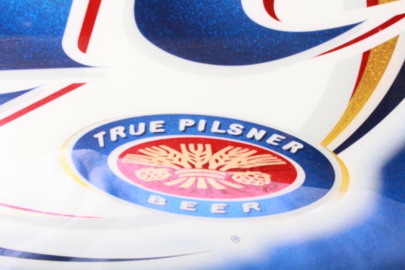 Substantial Framed Miller Lite Mirror