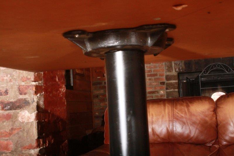 Wood Bar Table and Stools