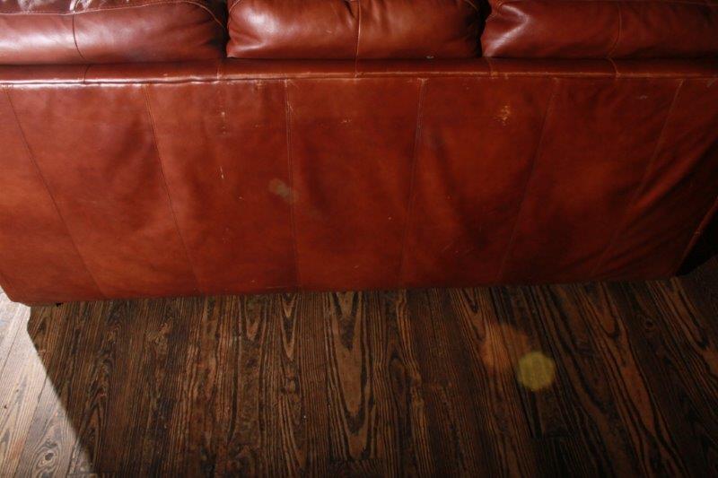 Chestnut Brown Leather Couch
