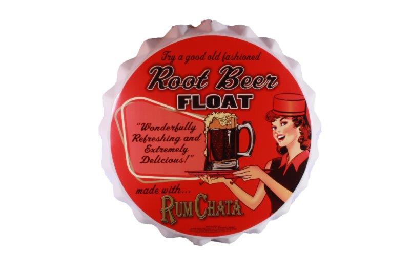 Rum Chata 1950s Style Metal Sign