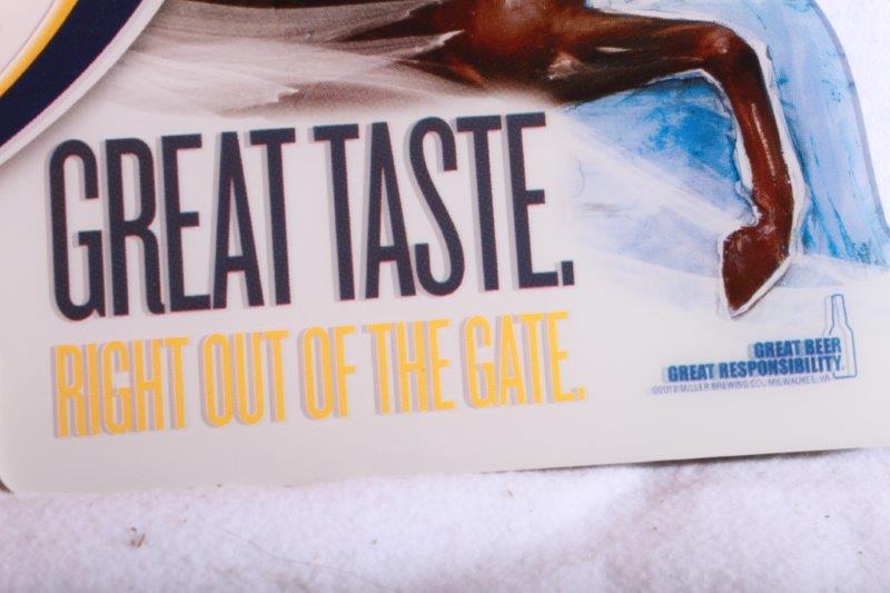 Miller Lite Kentucky Derby Themed Light Sign