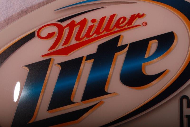 Miller Lite Kentucky Derby Themed Light Sign