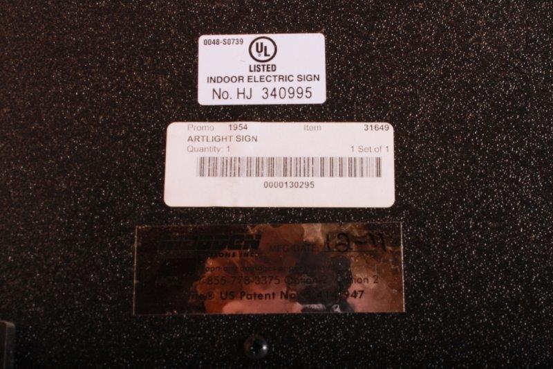 Miller Lite Kentucky Derby Themed Light Sign