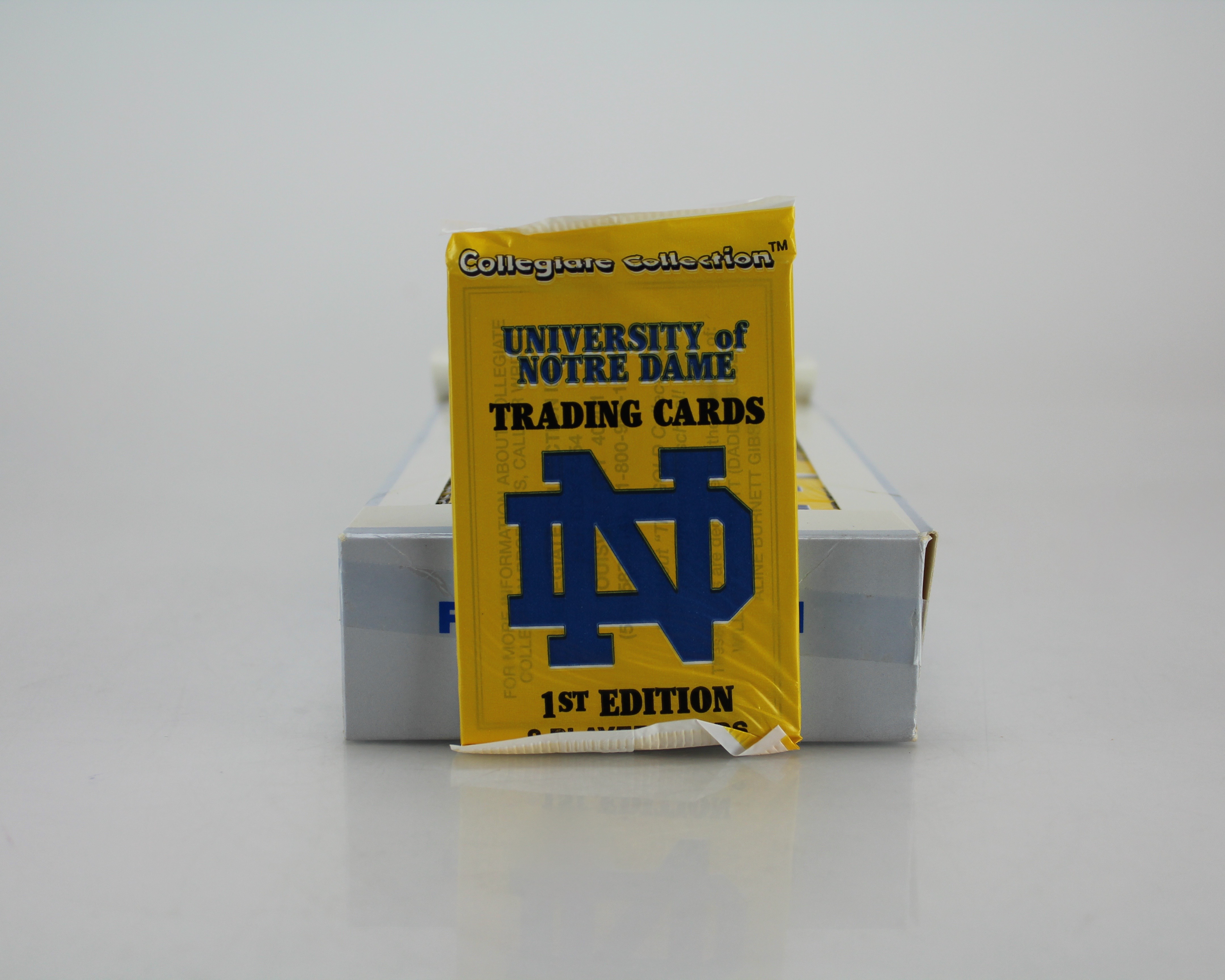 Trio of Notre Dame Boxes of Trading Cards