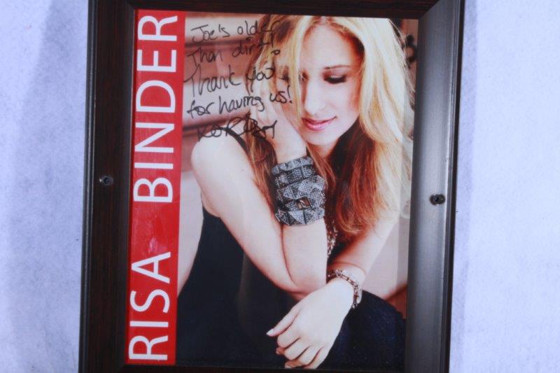 Framed Risa Binder Signed Promotional Photo