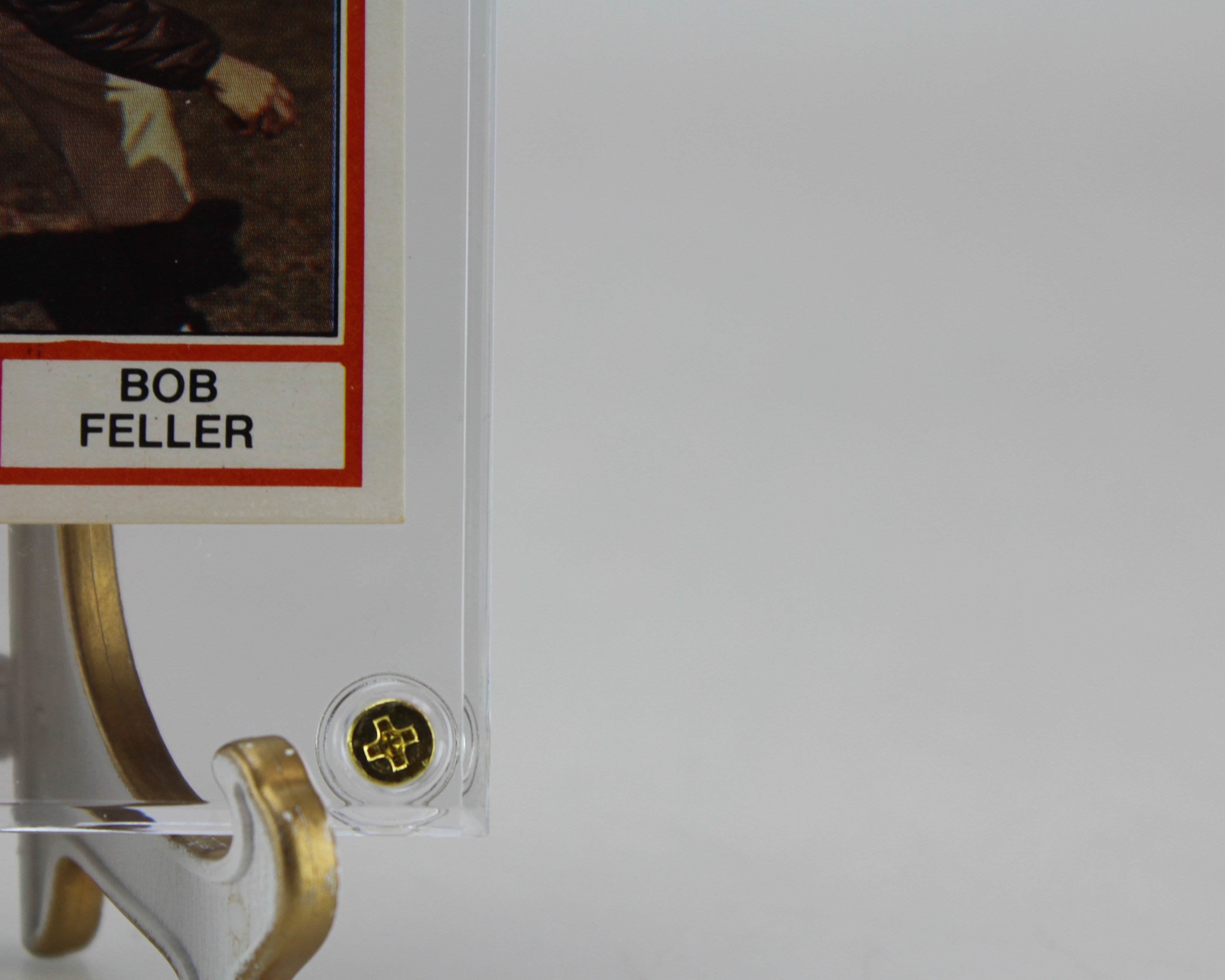 Baseball Card Assortment Including Autographed Bob Feller Card