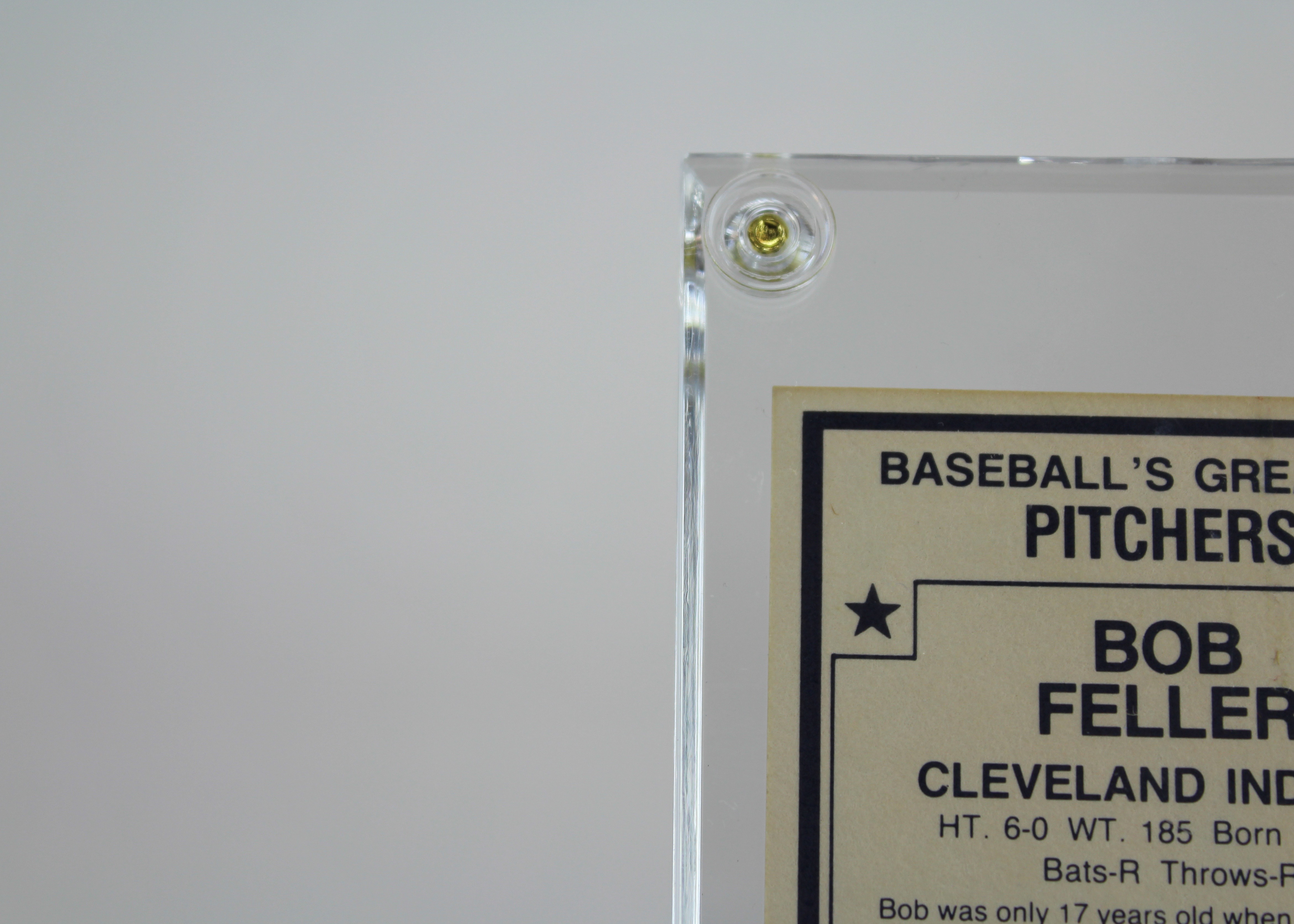 Baseball Card Assortment Including Autographed Bob Feller Card