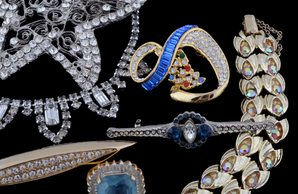 Vintage Rhinestone Costume Jewelry