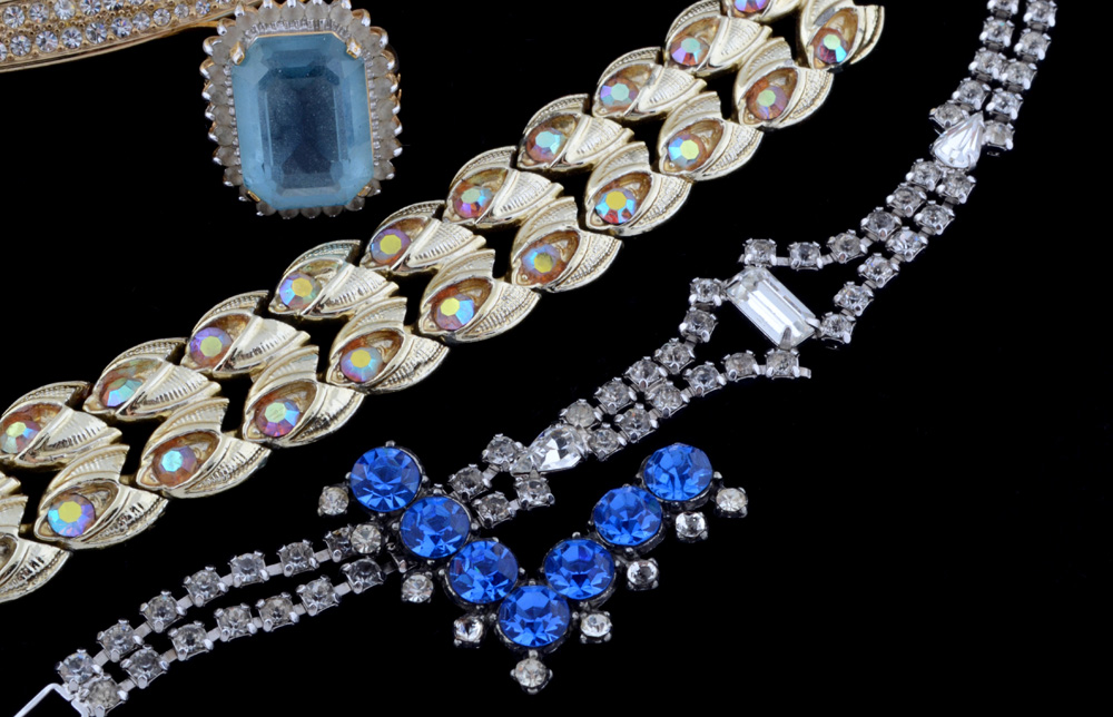 Vintage Rhinestone Costume Jewelry