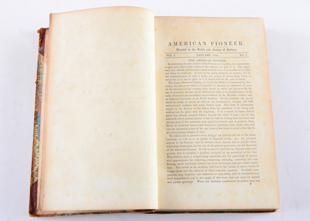 1842 "The American Pioneer"