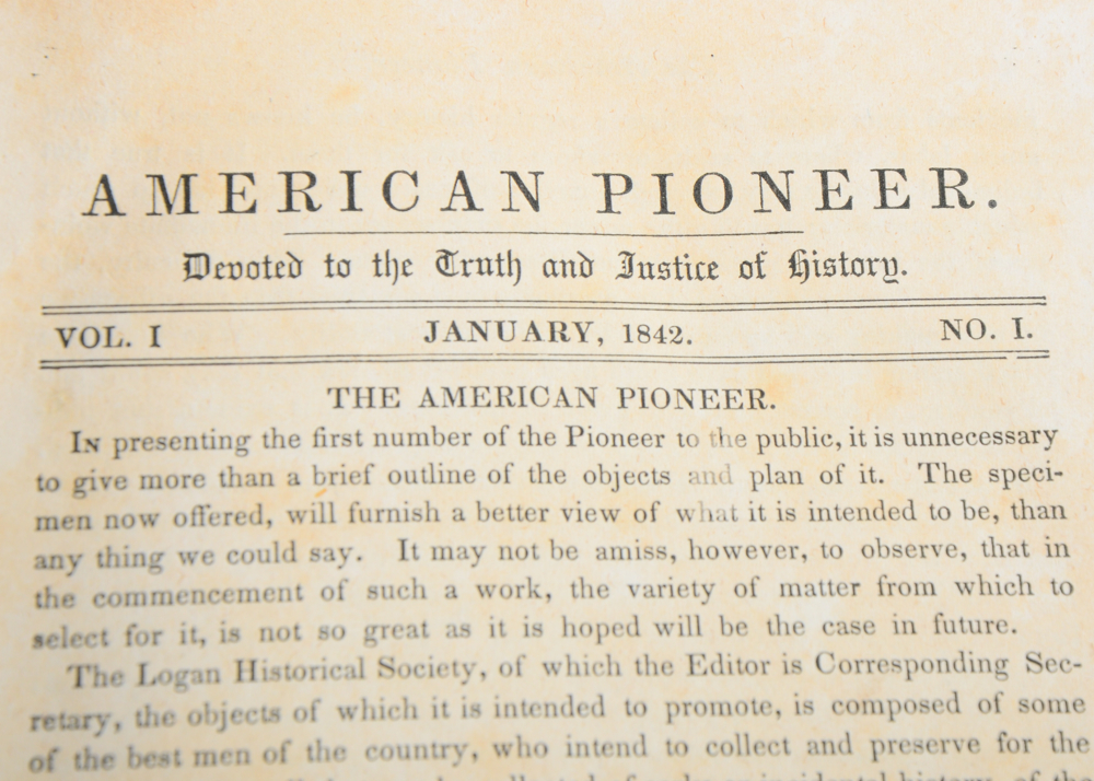 1842 "The American Pioneer"