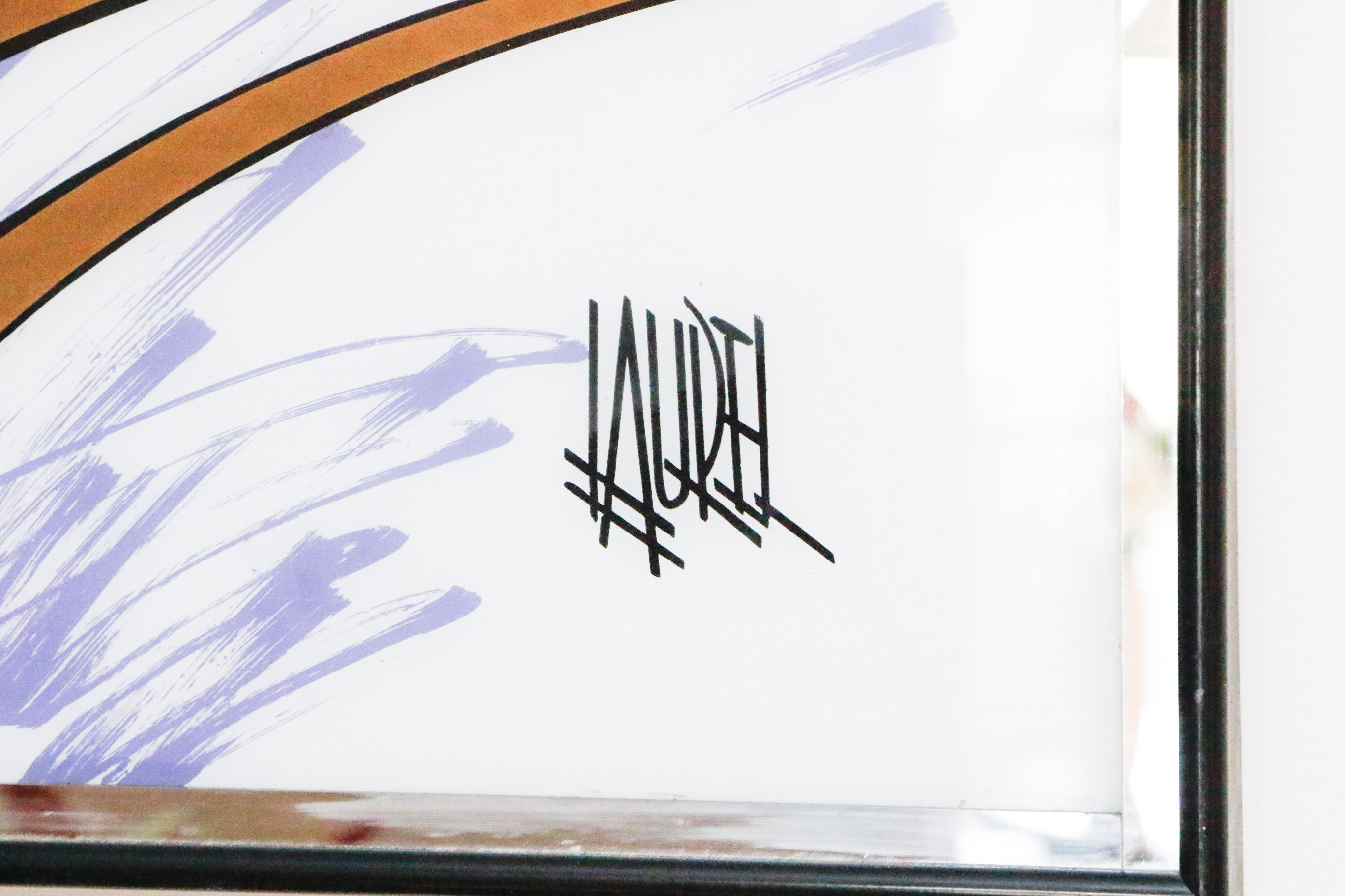 1980's Art Mirror After Patrick Nagel