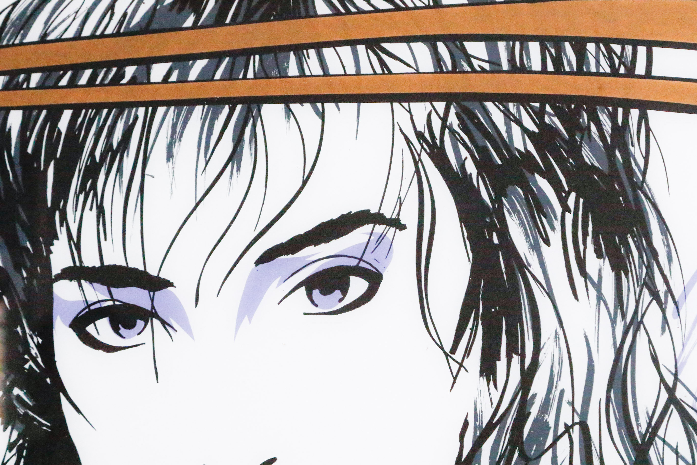 1980's Art Mirror After Patrick Nagel