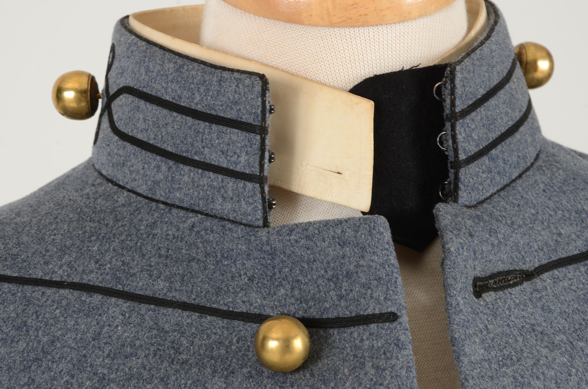 1930s Vintage West Point Full Dress Grey Cadet Coat