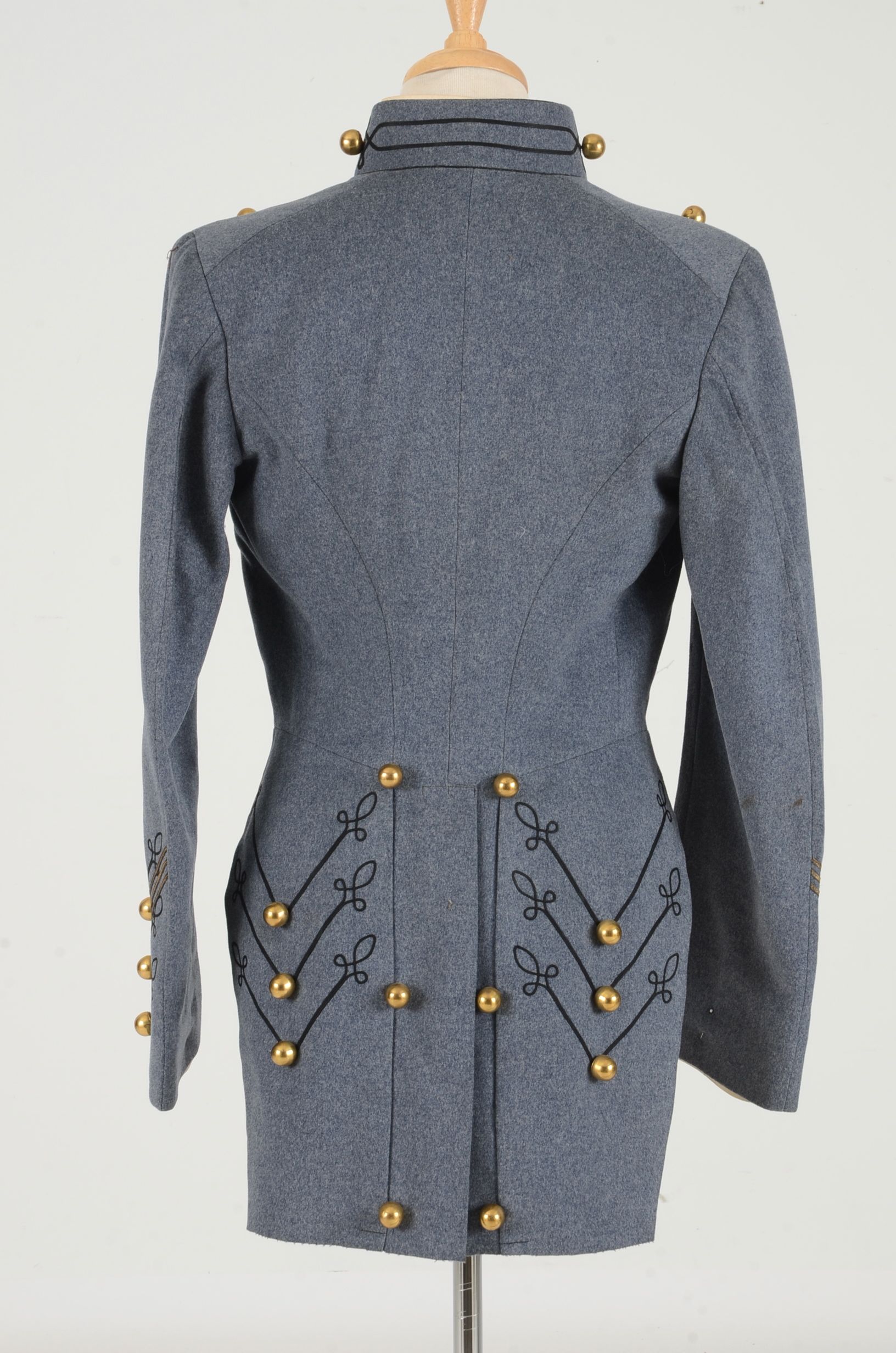 1930s Vintage West Point Full Dress Grey Cadet Coat