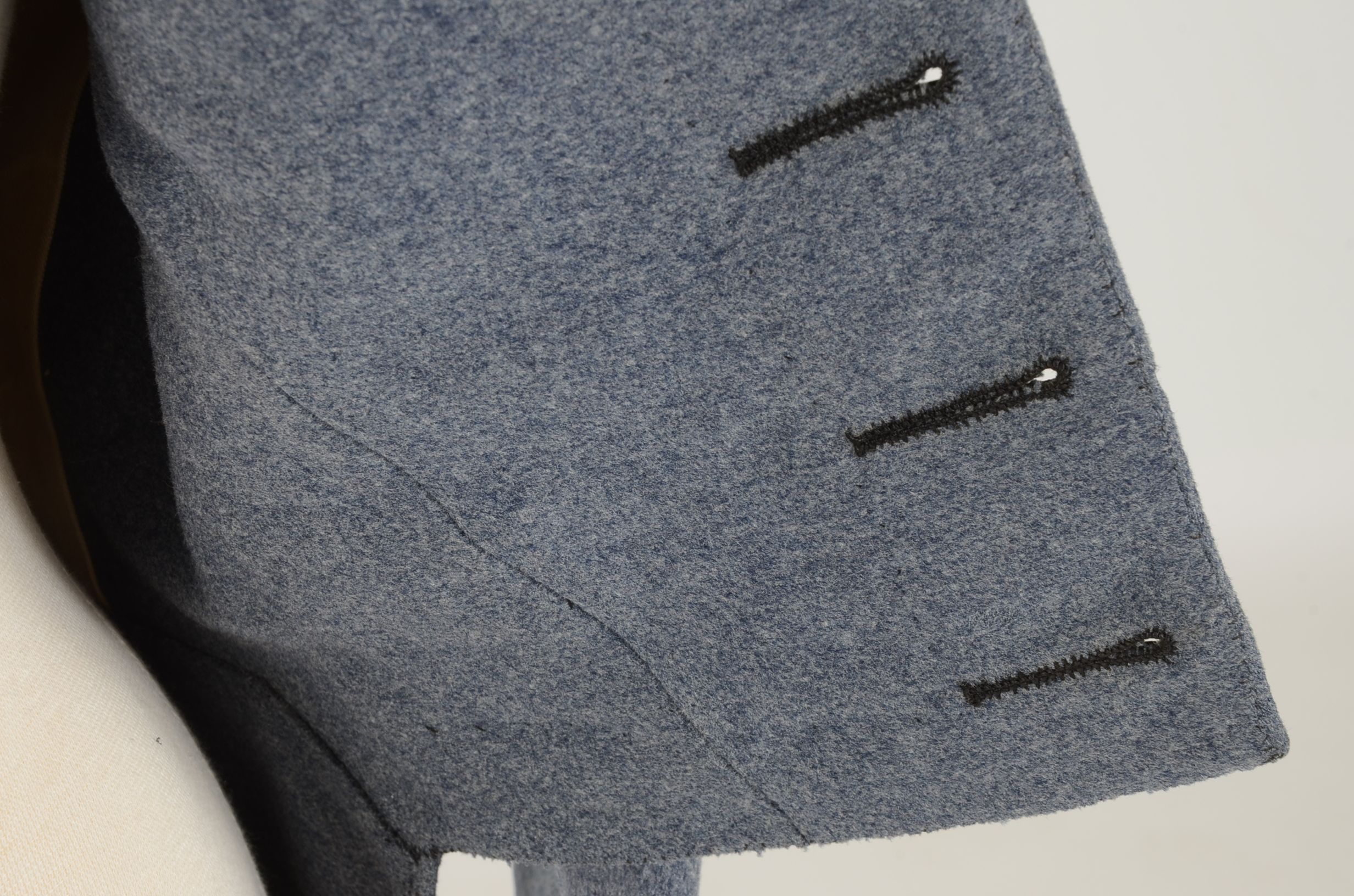 1930s Vintage West Point Full Dress Grey Cadet Coat