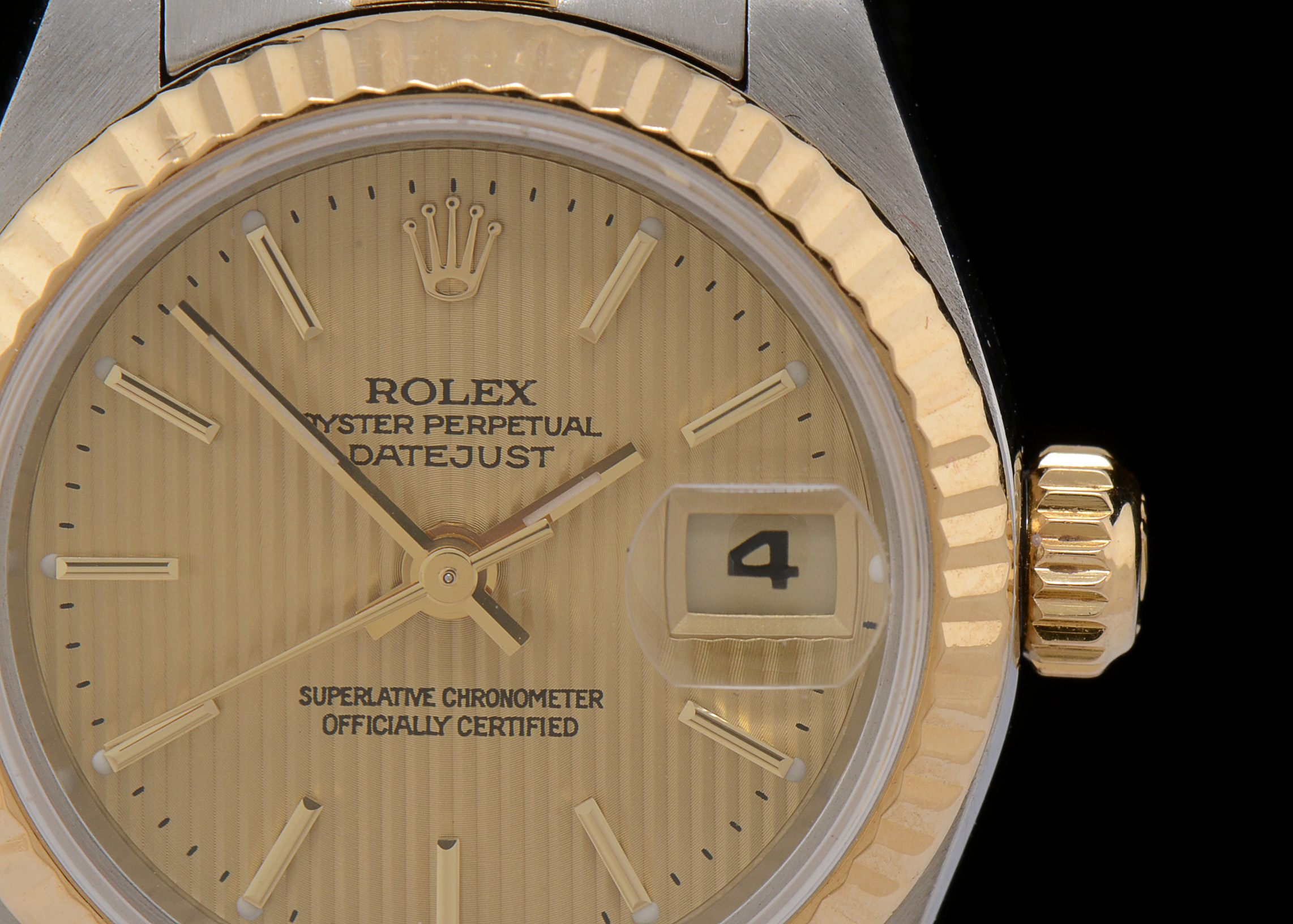 Women's Rolex Perpetual Datejust 18K Gold Stainless Steel Watch