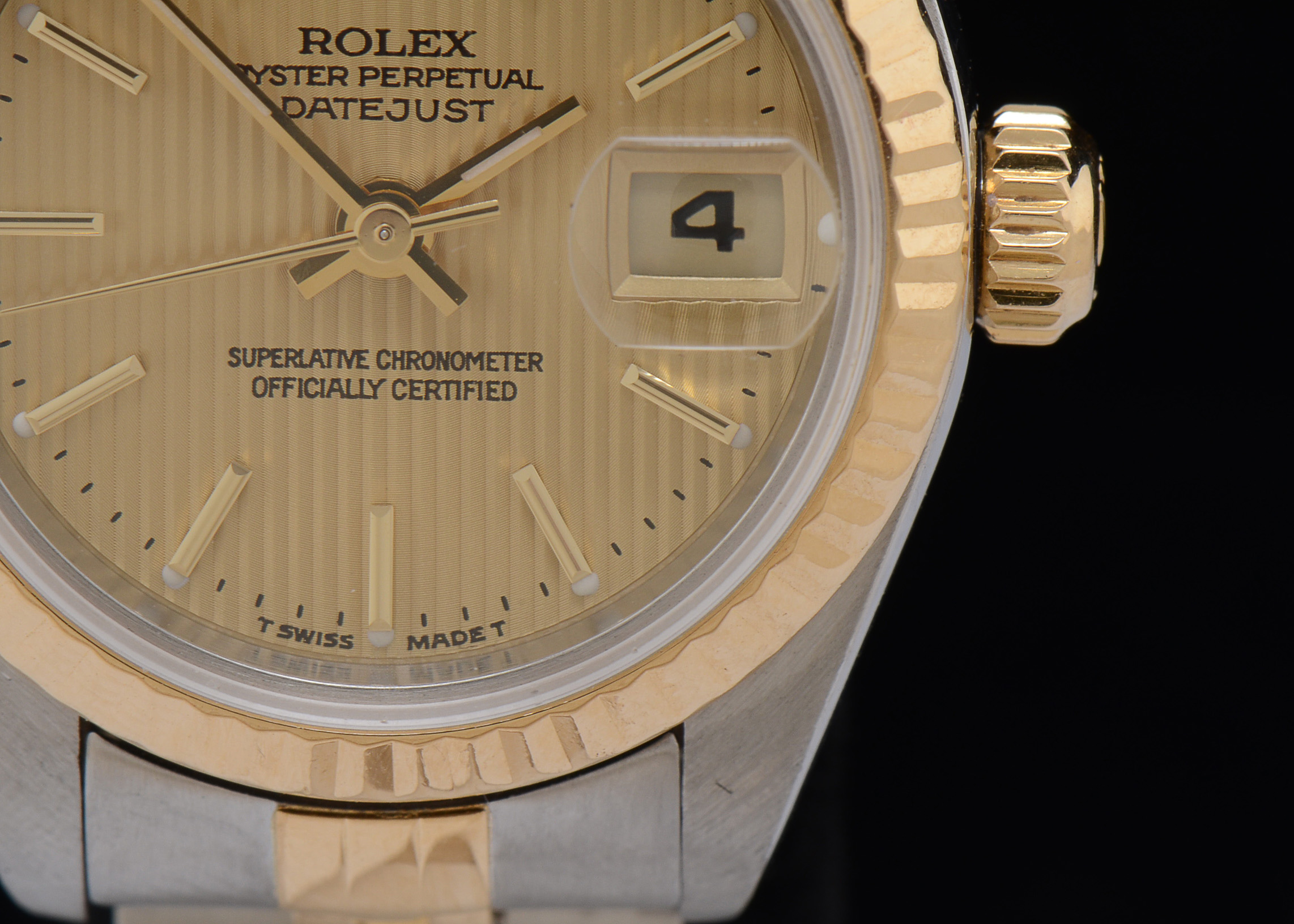 Women's Rolex Perpetual Datejust 18K Gold Stainless Steel Watch