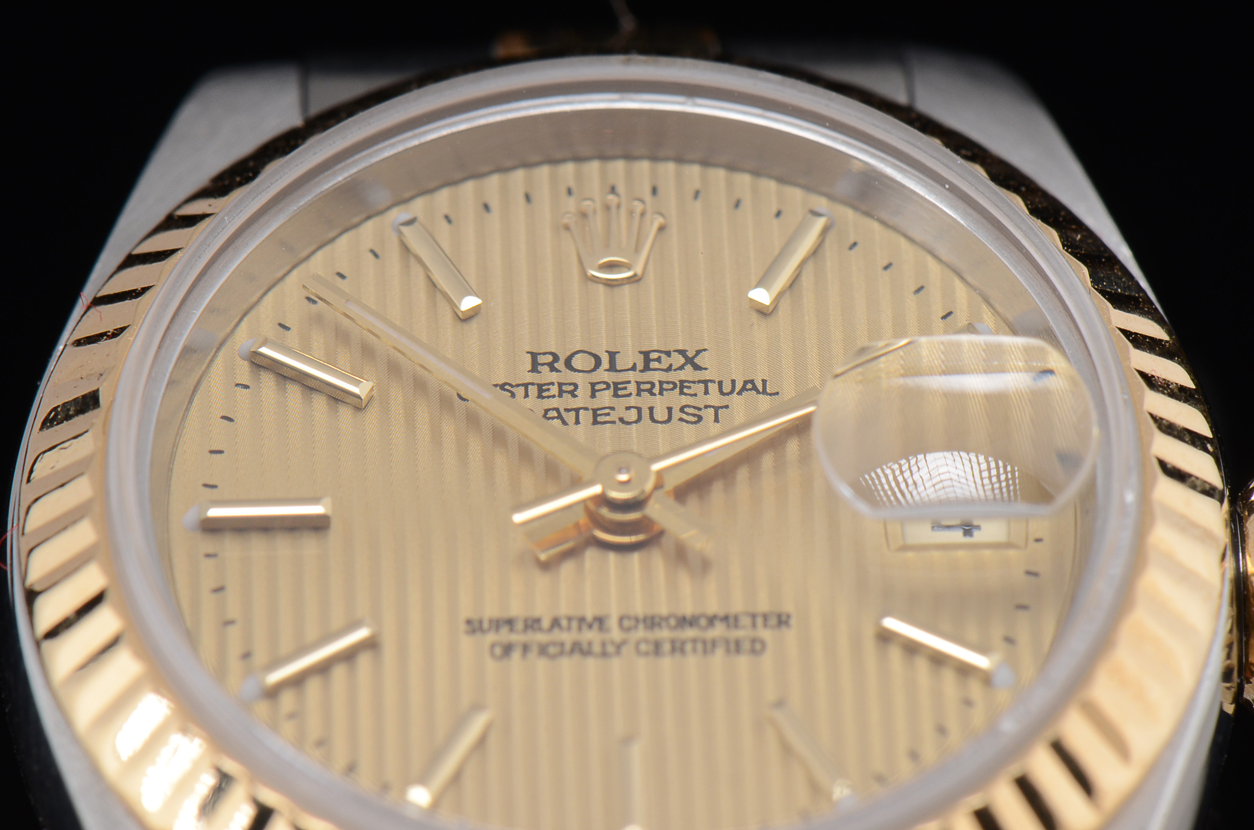 Women's Rolex Perpetual Datejust 18K Gold Stainless Steel Watch