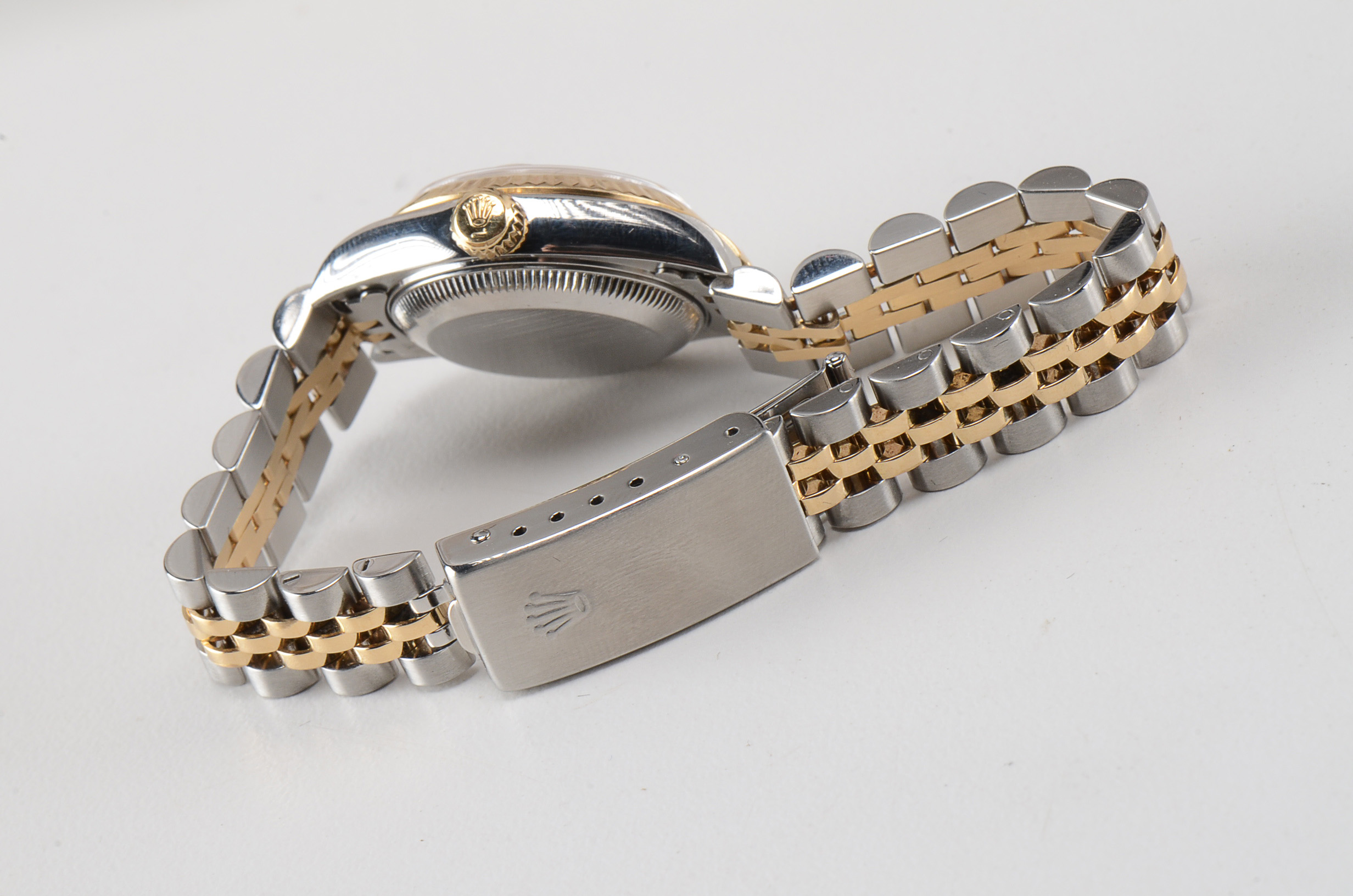 Women's Rolex Perpetual Datejust 18K Gold Stainless Steel Watch