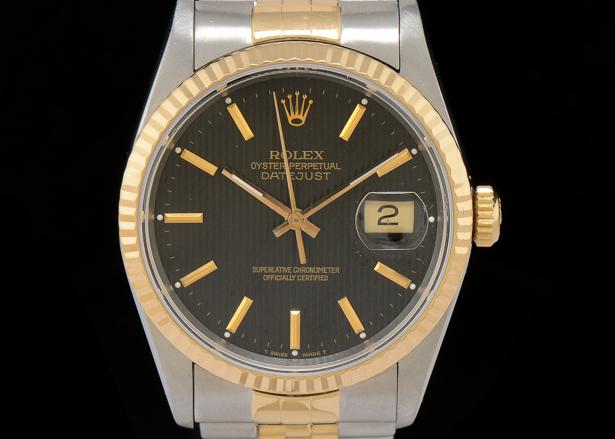 Men's Rolex Perpetual Datejust 18K Gold Stainless Steel Watch