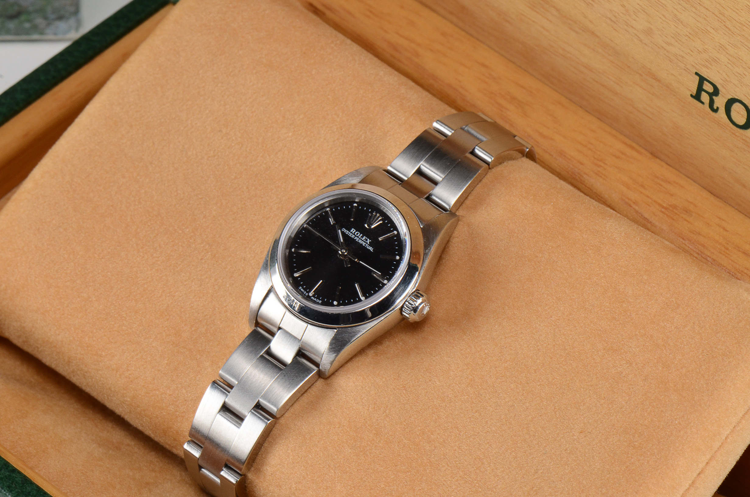 Women's Rolex Oyster Perpetual Stainless Steel Watch