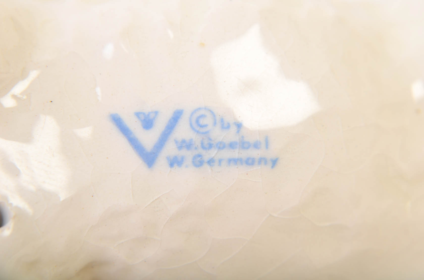 Vintage Goebel Germany Ceramic Sheep Figure