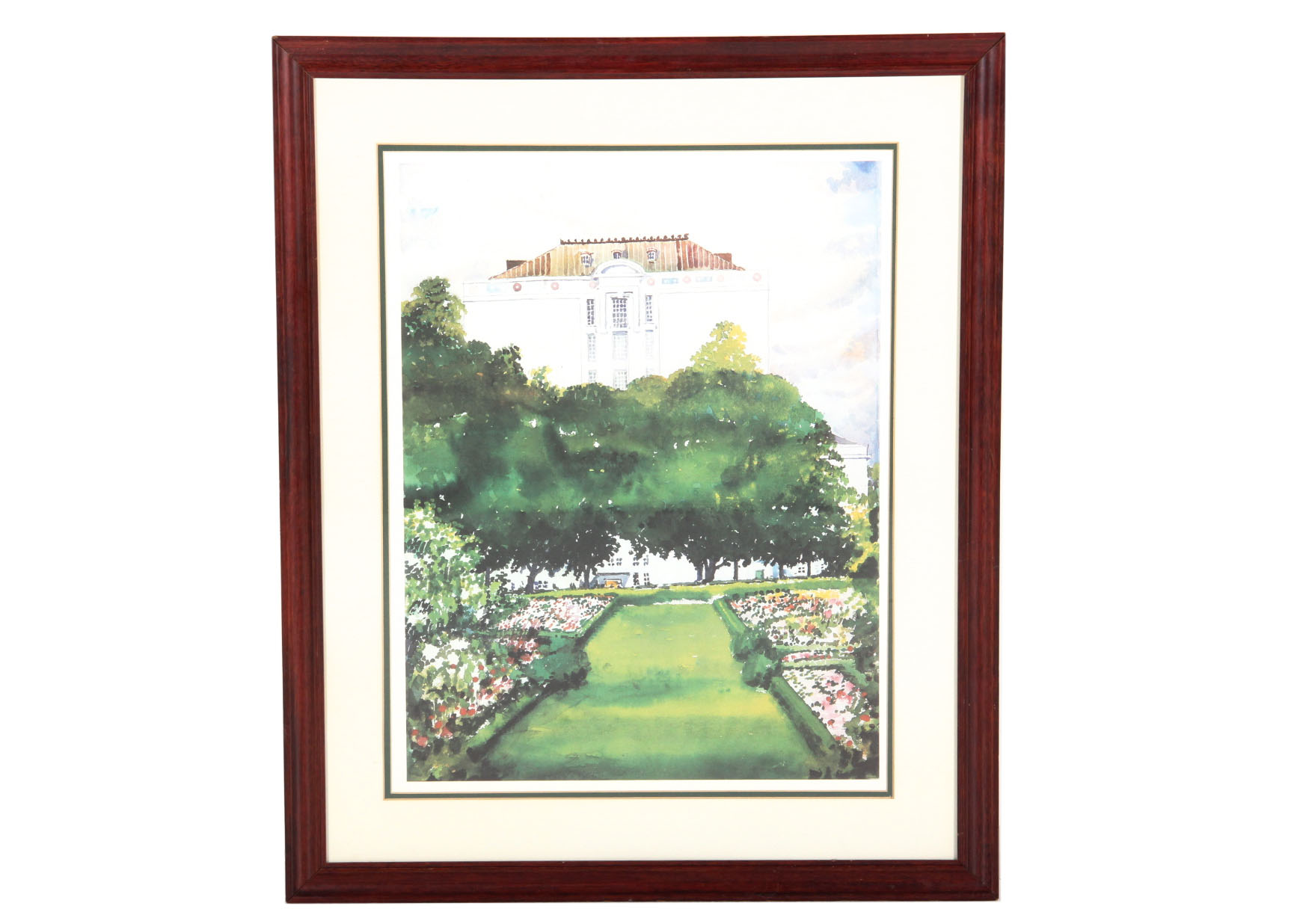 Ralph Fanning Watercolor Lithograph