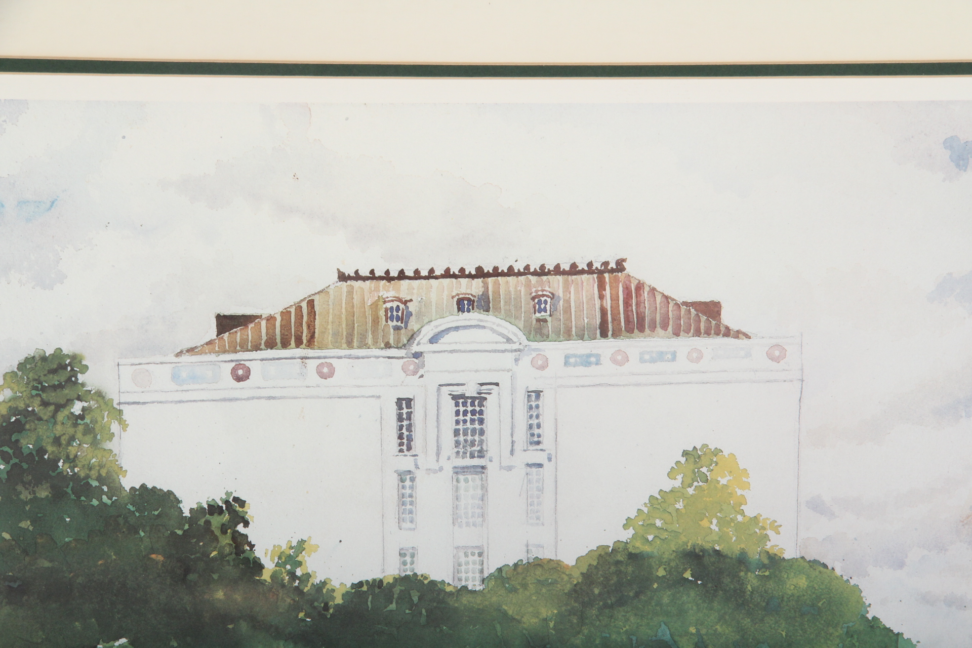 Ralph Fanning Watercolor Lithograph