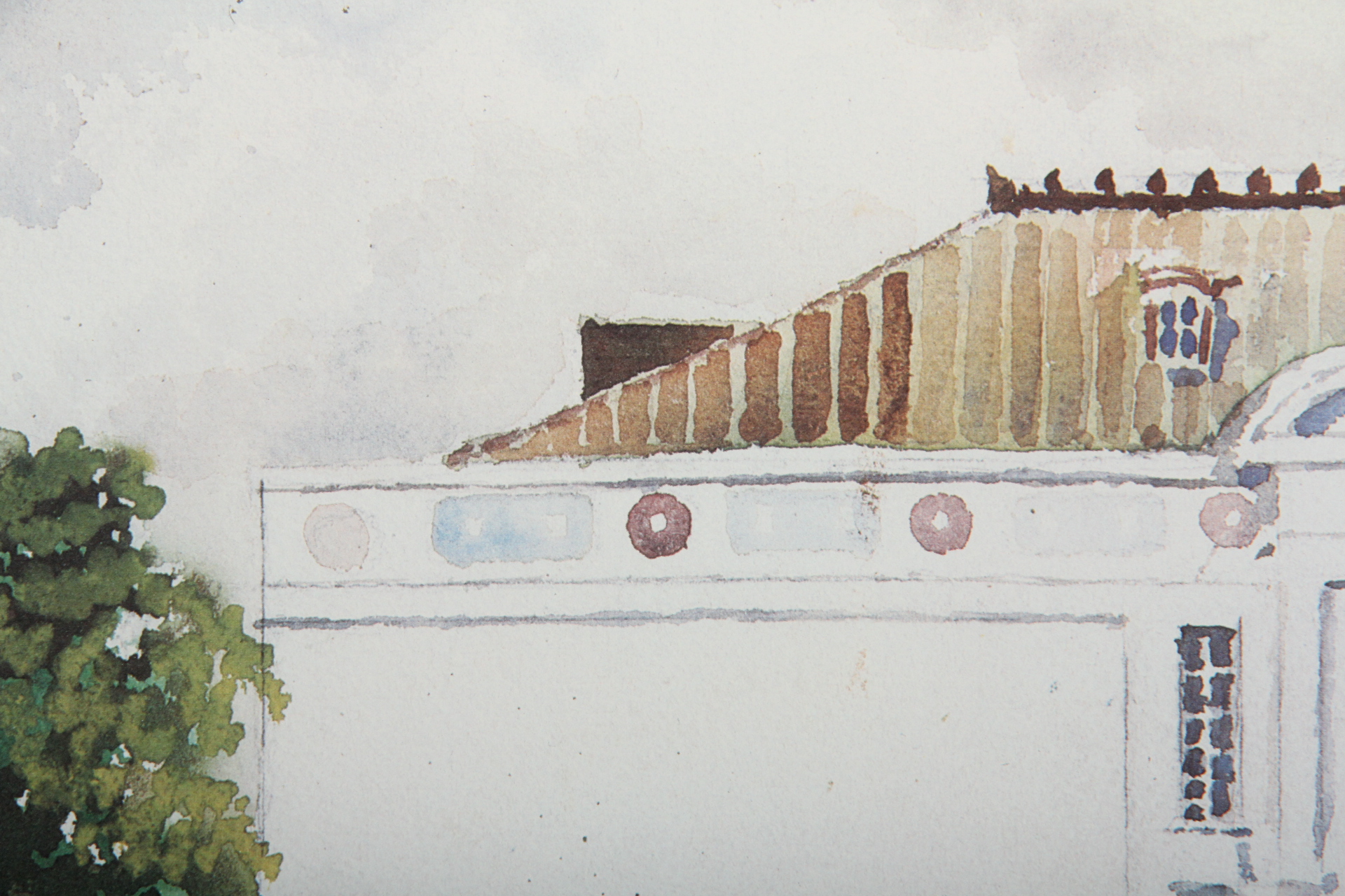 Ralph Fanning Watercolor Lithograph